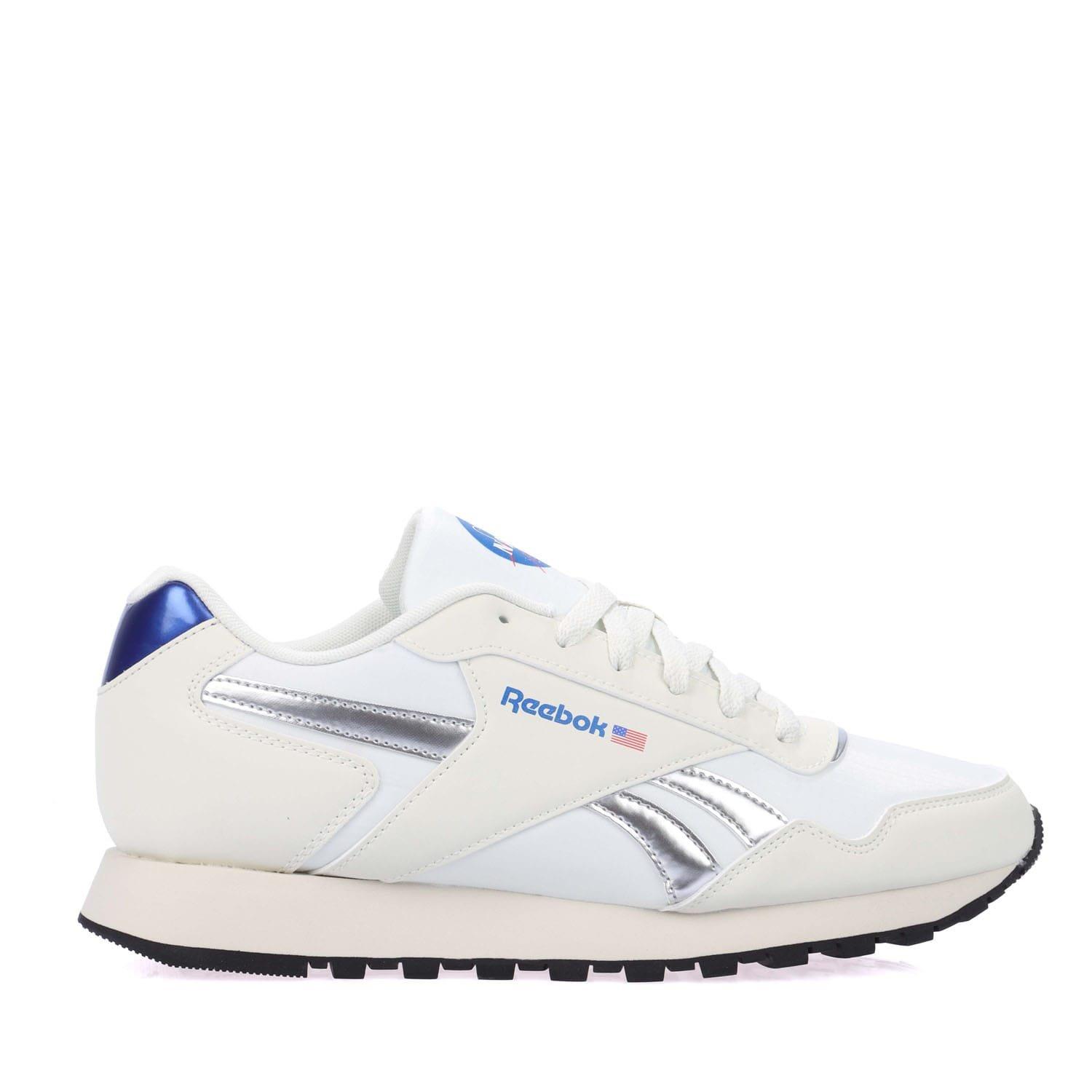 White Silver - Reebok - Glide Trainers - 1