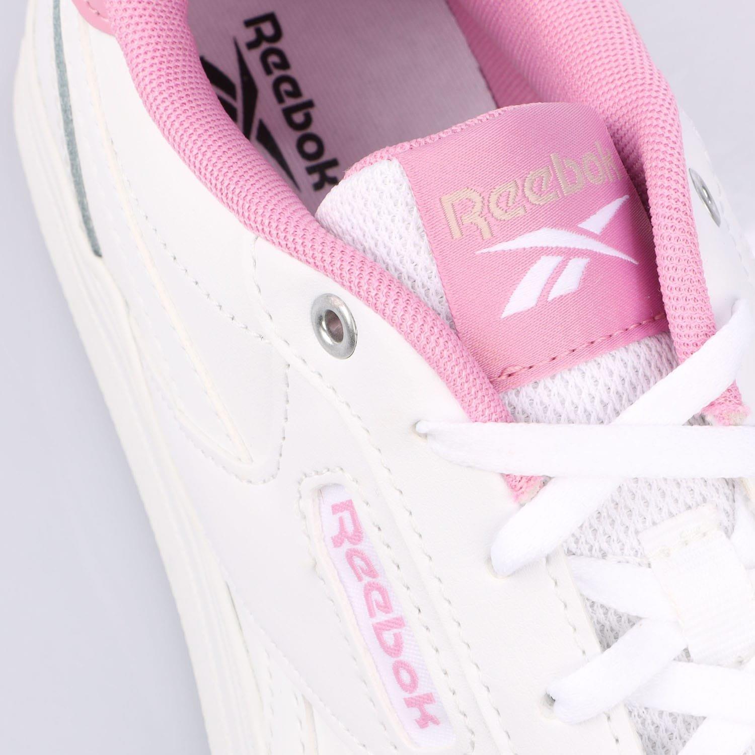 White Pink - Reebok - Court Advance Bold Trainers - 5