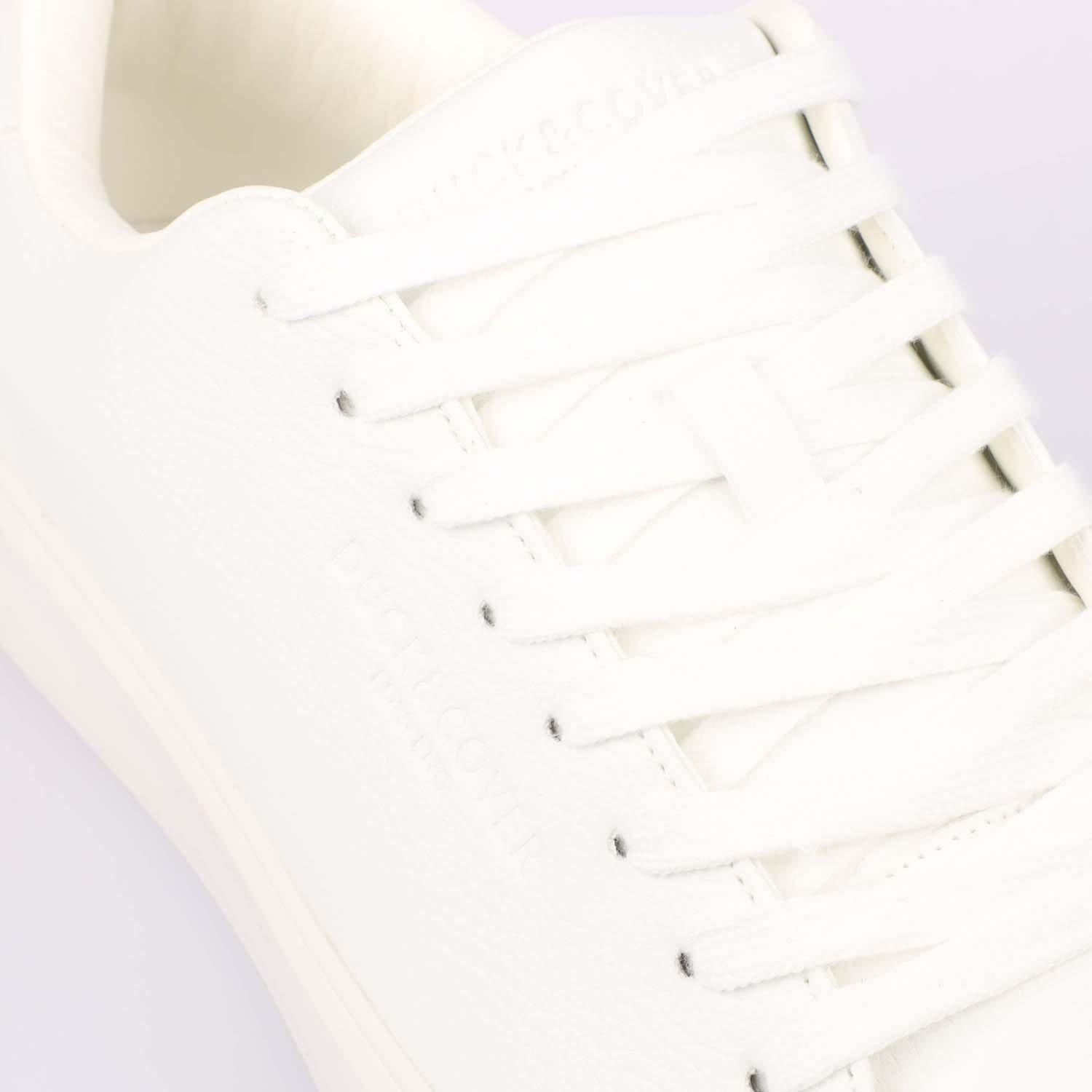 White - Duck and Cover - Kremes Trainers - 5