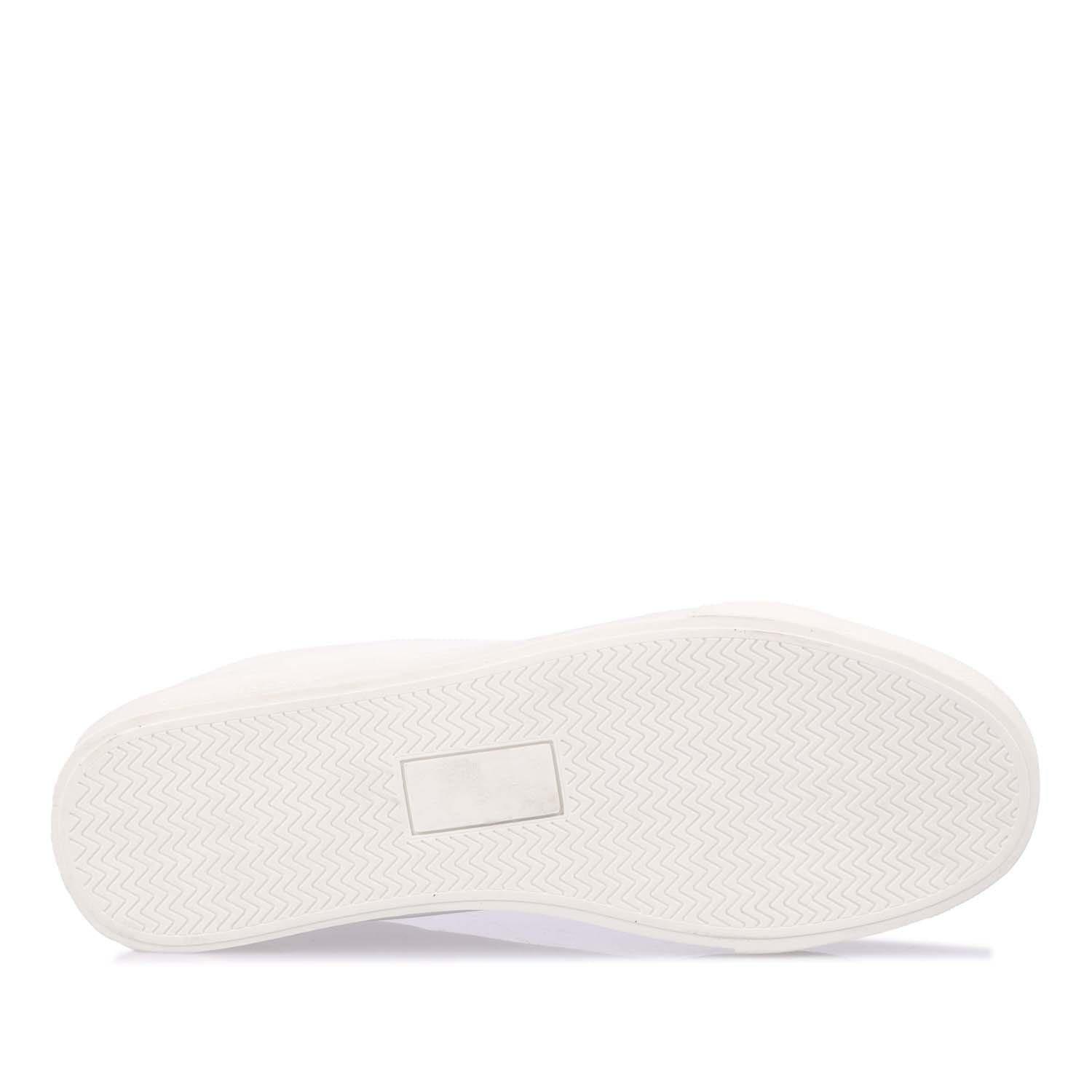 White - Duck and Cover - Claspar Trainers - 4