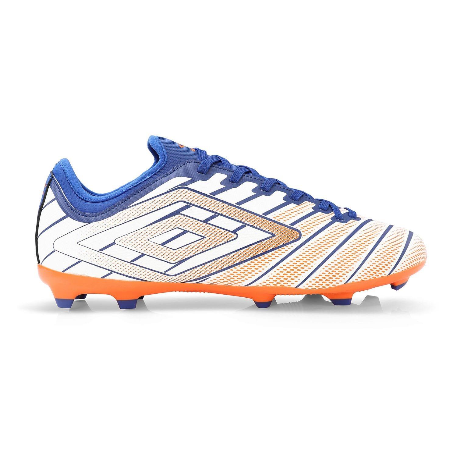 White Orange - Umbro - Velocita Elixir Club FG Football Boots