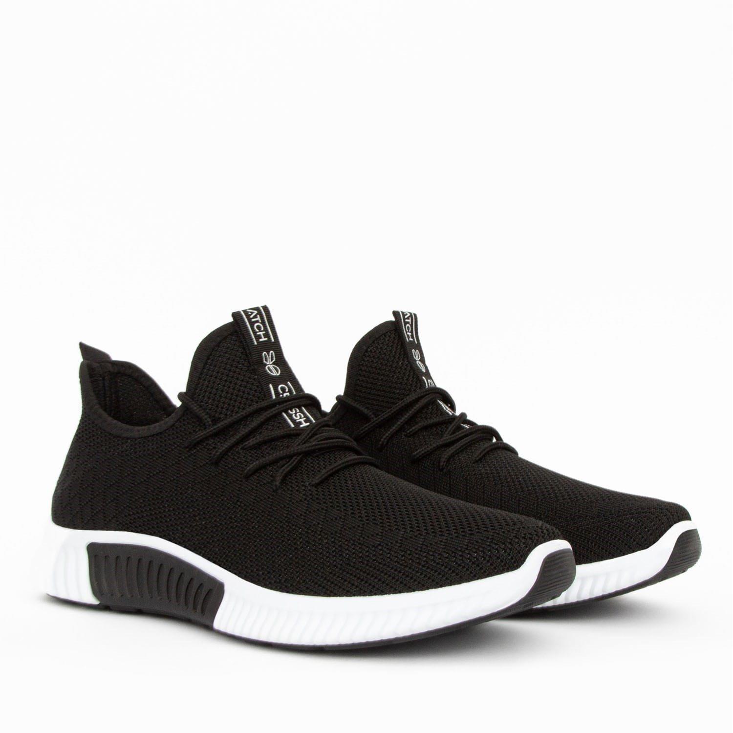 Black - Crosshatch - Rideout Trainers - 1