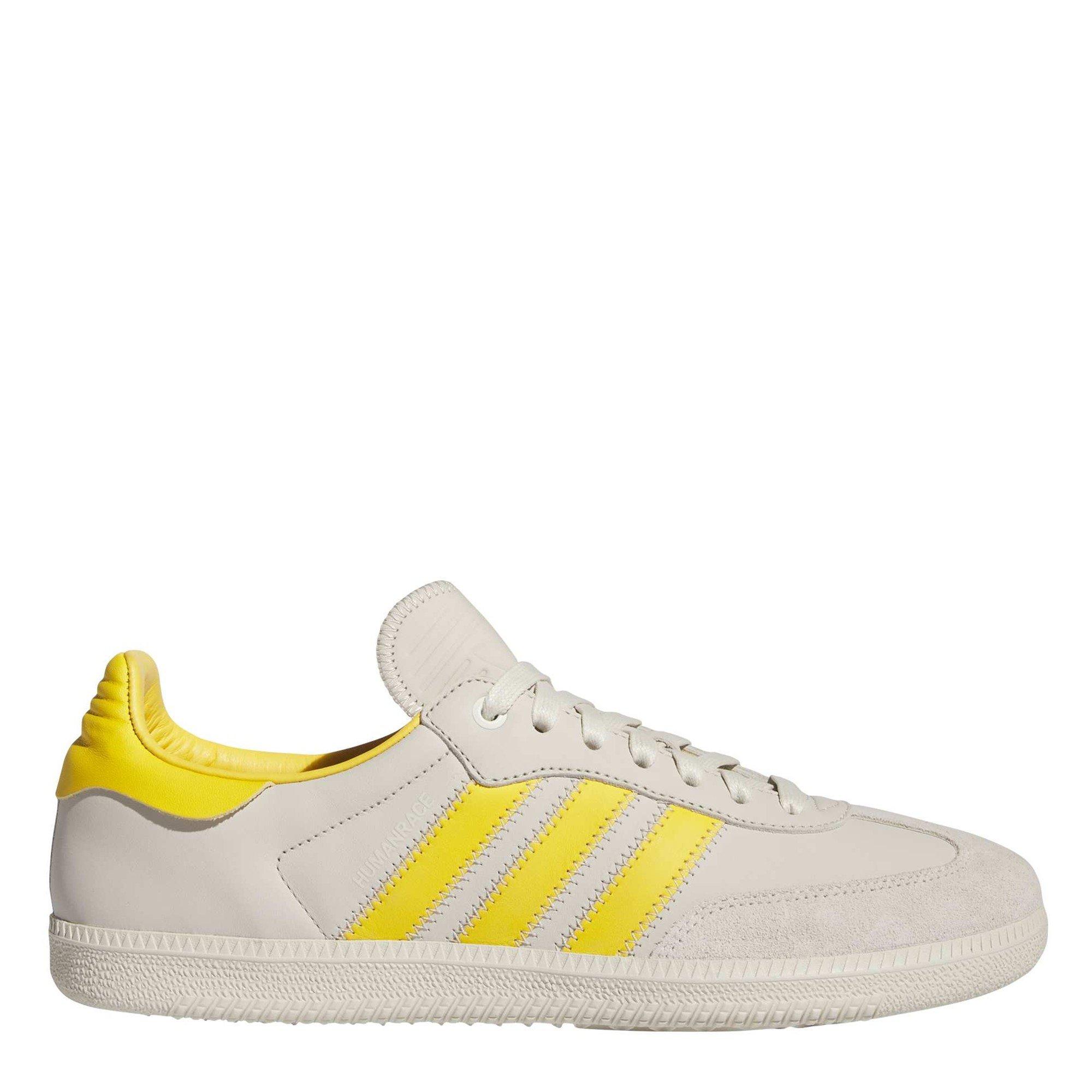 Gold - adidas Originals - Humanrace x adidas Samba Trainers - 1