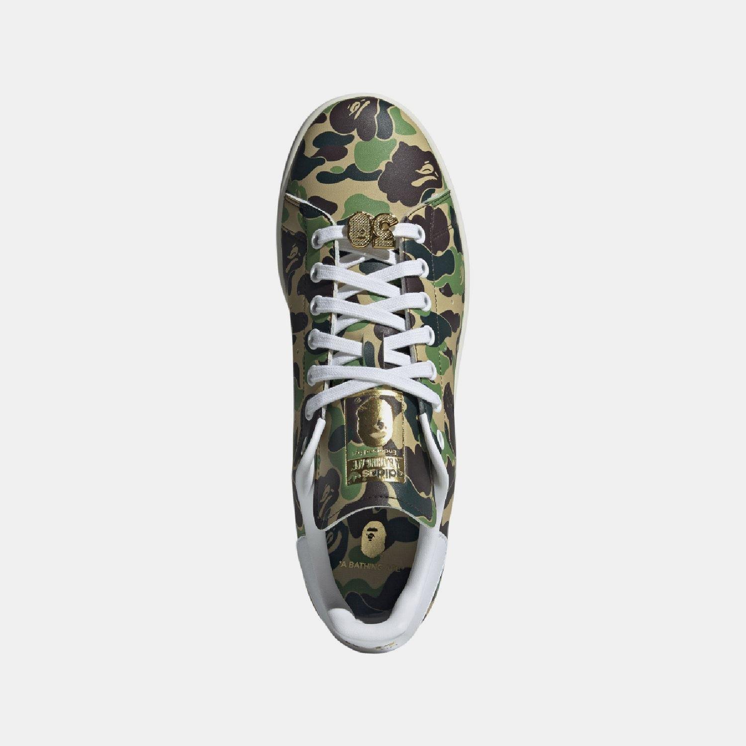 White - adidas Originals - Bape Stan Smith Shoes - 2