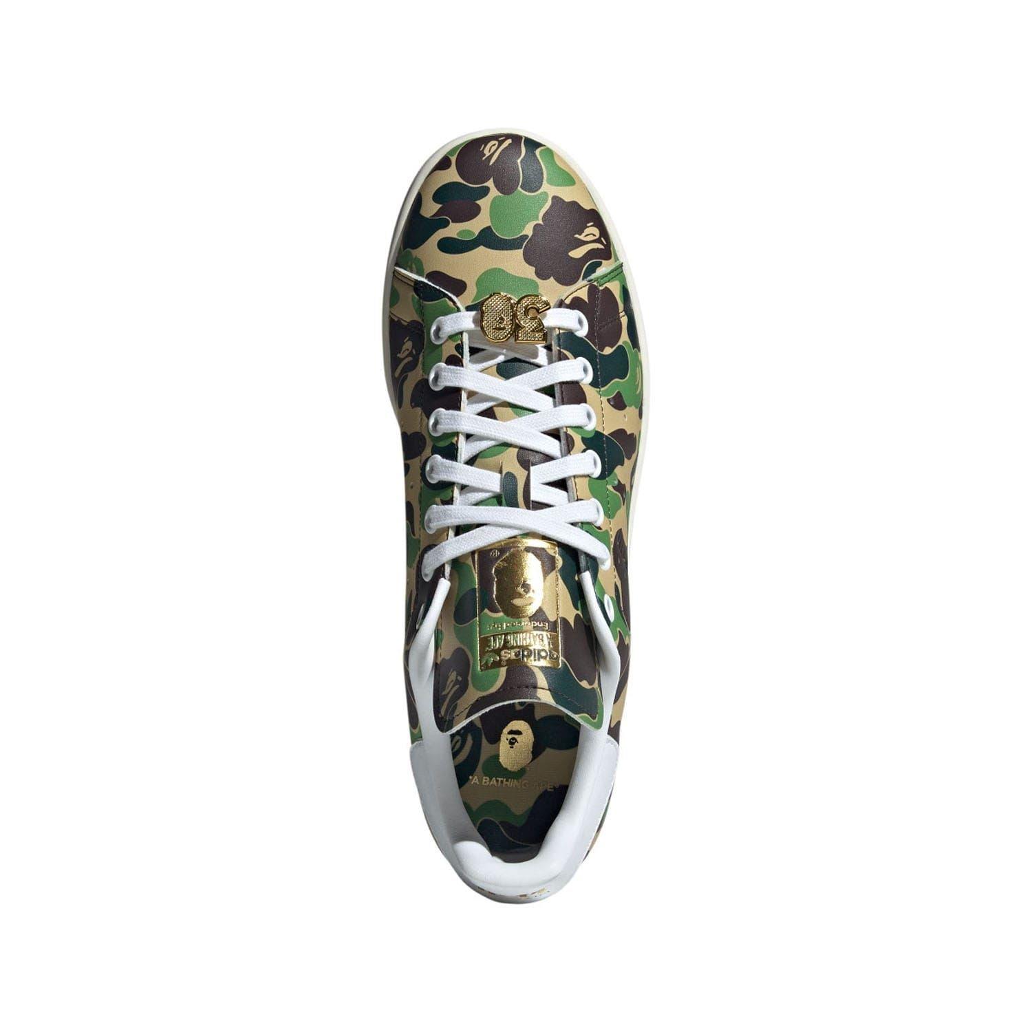White - adidas Originals - Bape Stan Smith Shoes - 3