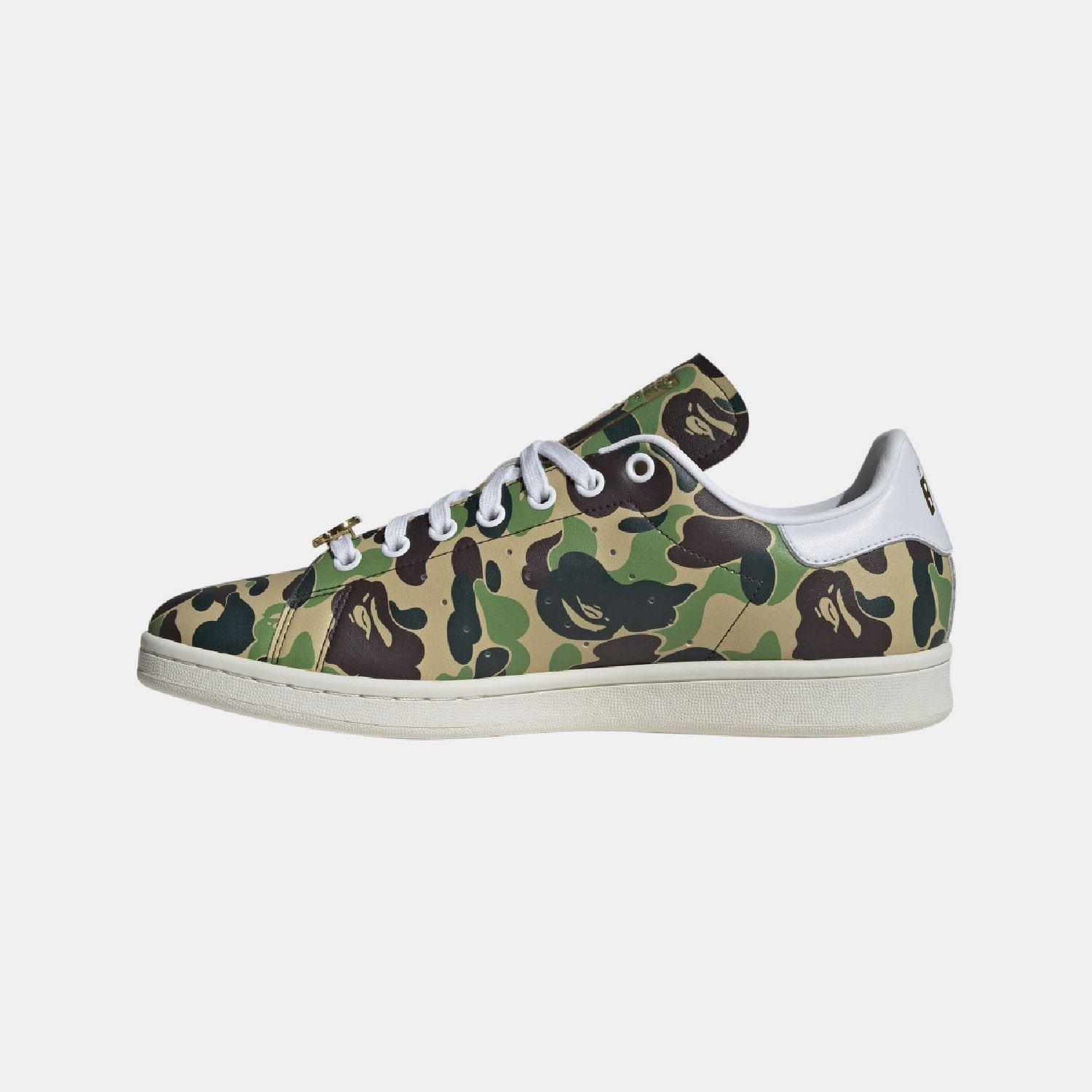 White - adidas Originals - Bape Stan Smith Shoes - 4