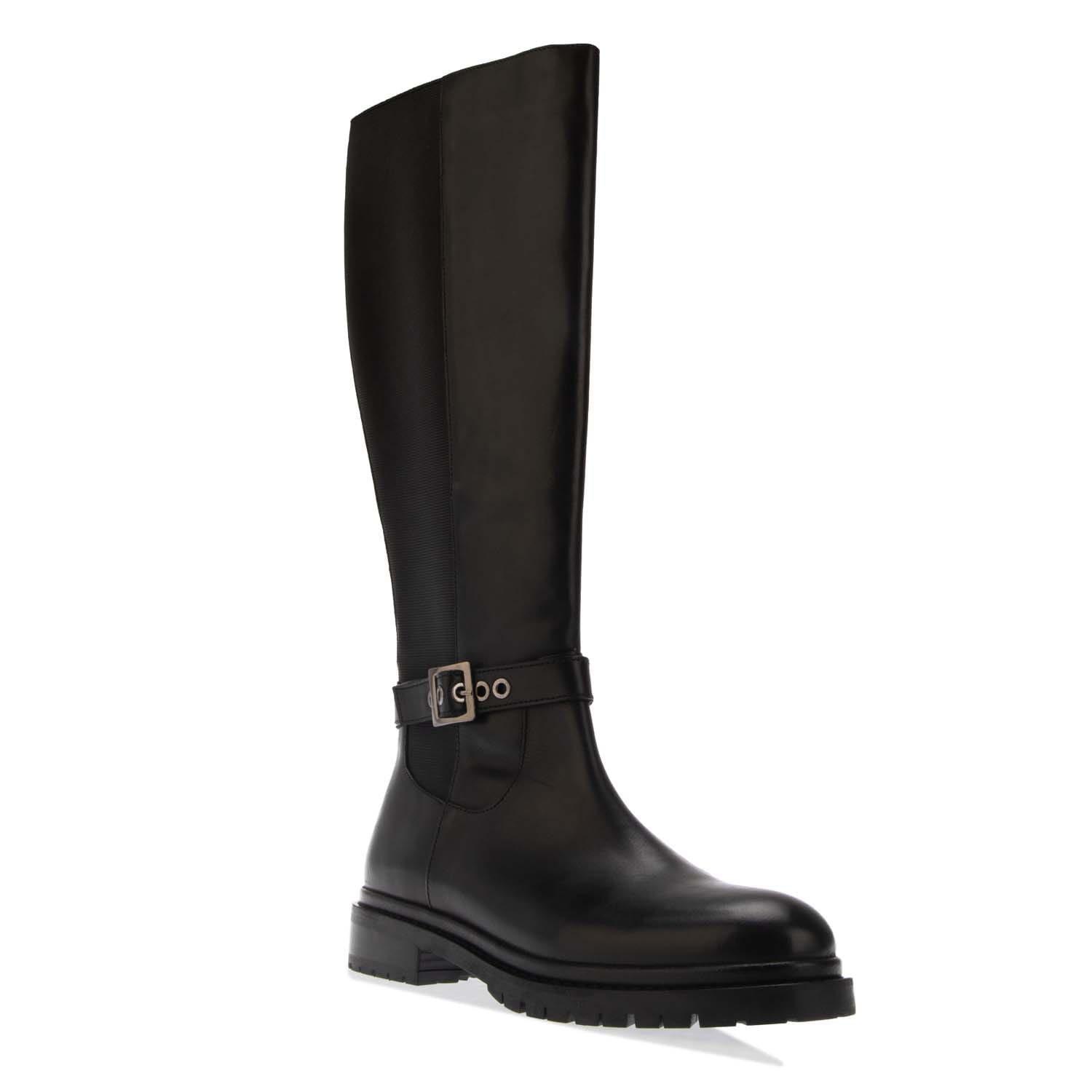 Black - Dune London - Teller Casual Knee-High Boots - 2