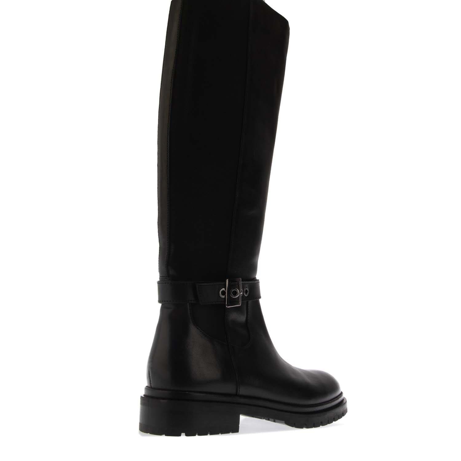 Black - Dune London - Teller Casual Knee-High Boots - 3