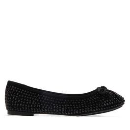 Dune London Hale Bow Detail Ballet Pumps