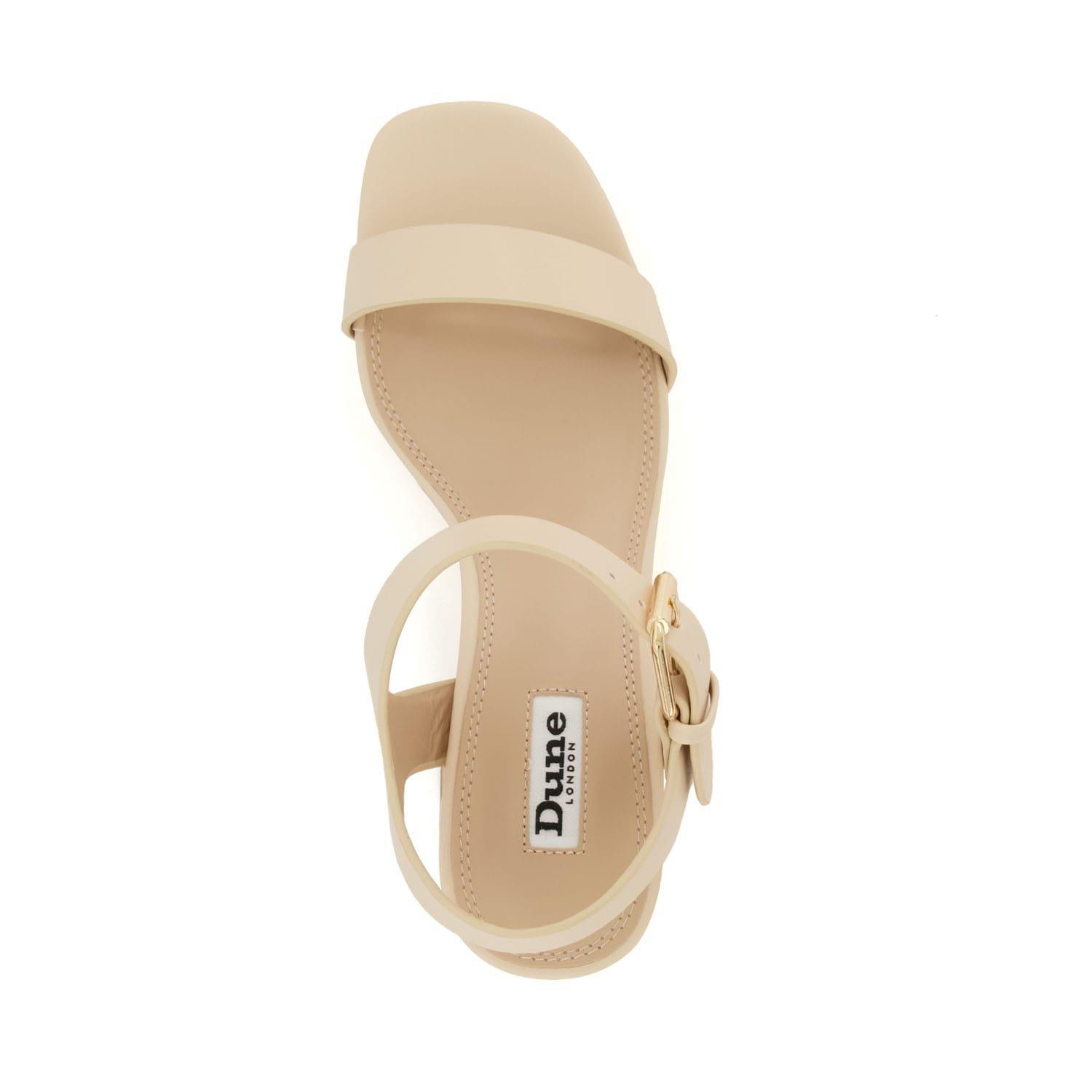 Ecru - Dune London - Jarell Platform Sandals - 3