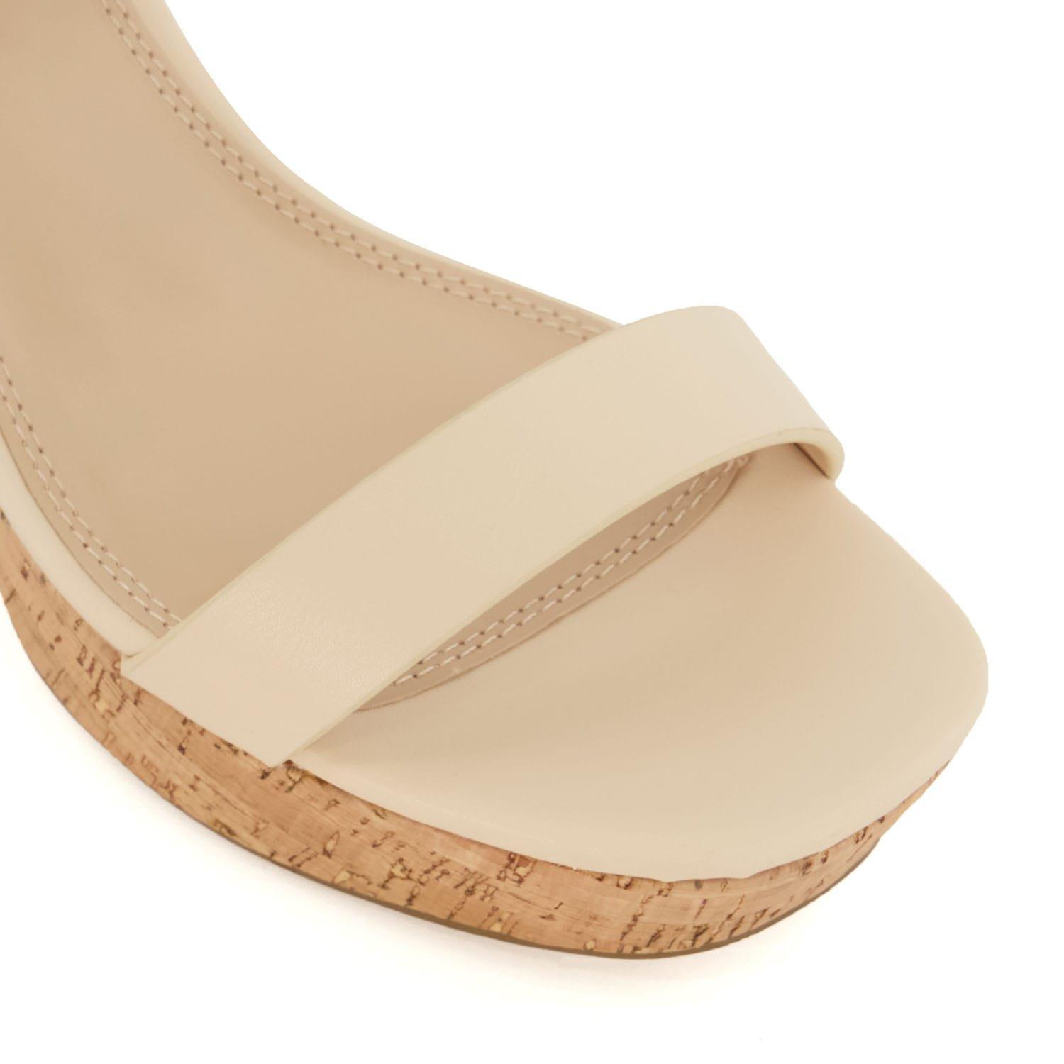 Ecru - Dune London - Jarell Platform Sandals - 4