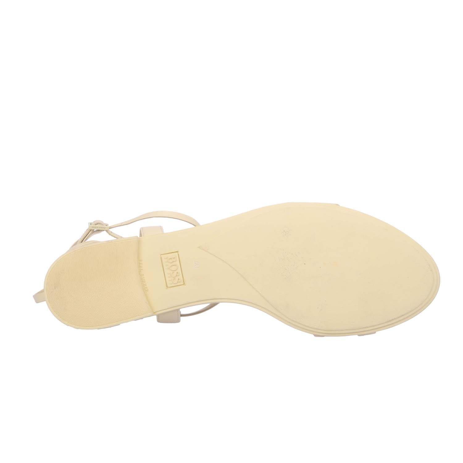 Yellow - Boss - Kristin Flat Sandals - 3