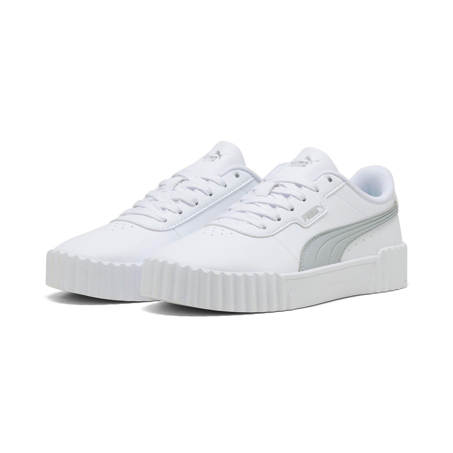 White Silver - Puma - Carina 3.0 Trainers - 4