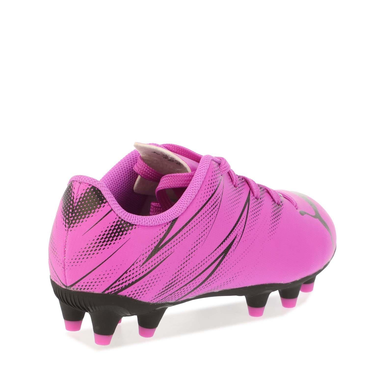 Pink - Puma - Puma Attacanto Childrens Firm Ground Football Boots - 2