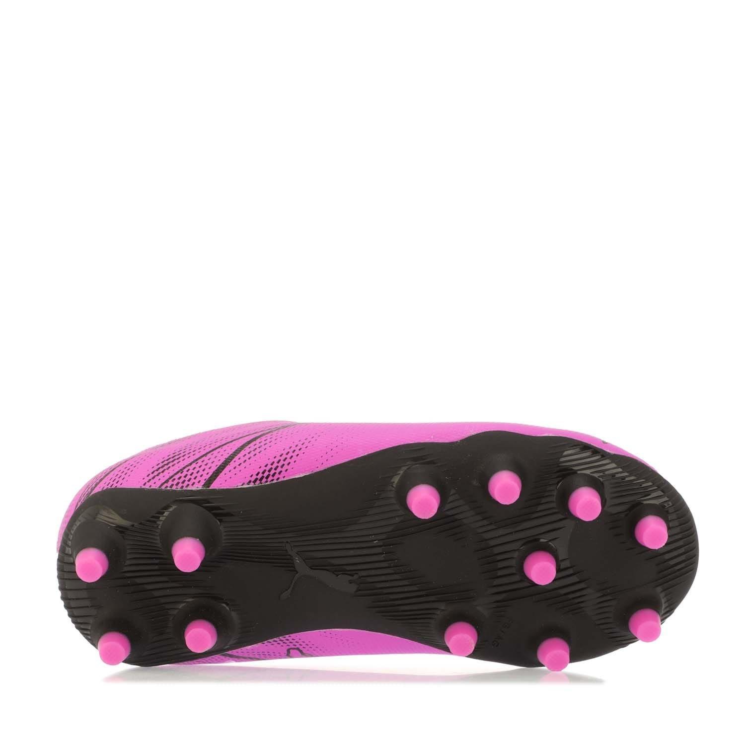 Pink - Puma - Puma Attacanto Childrens Firm Ground Football Boots - 3