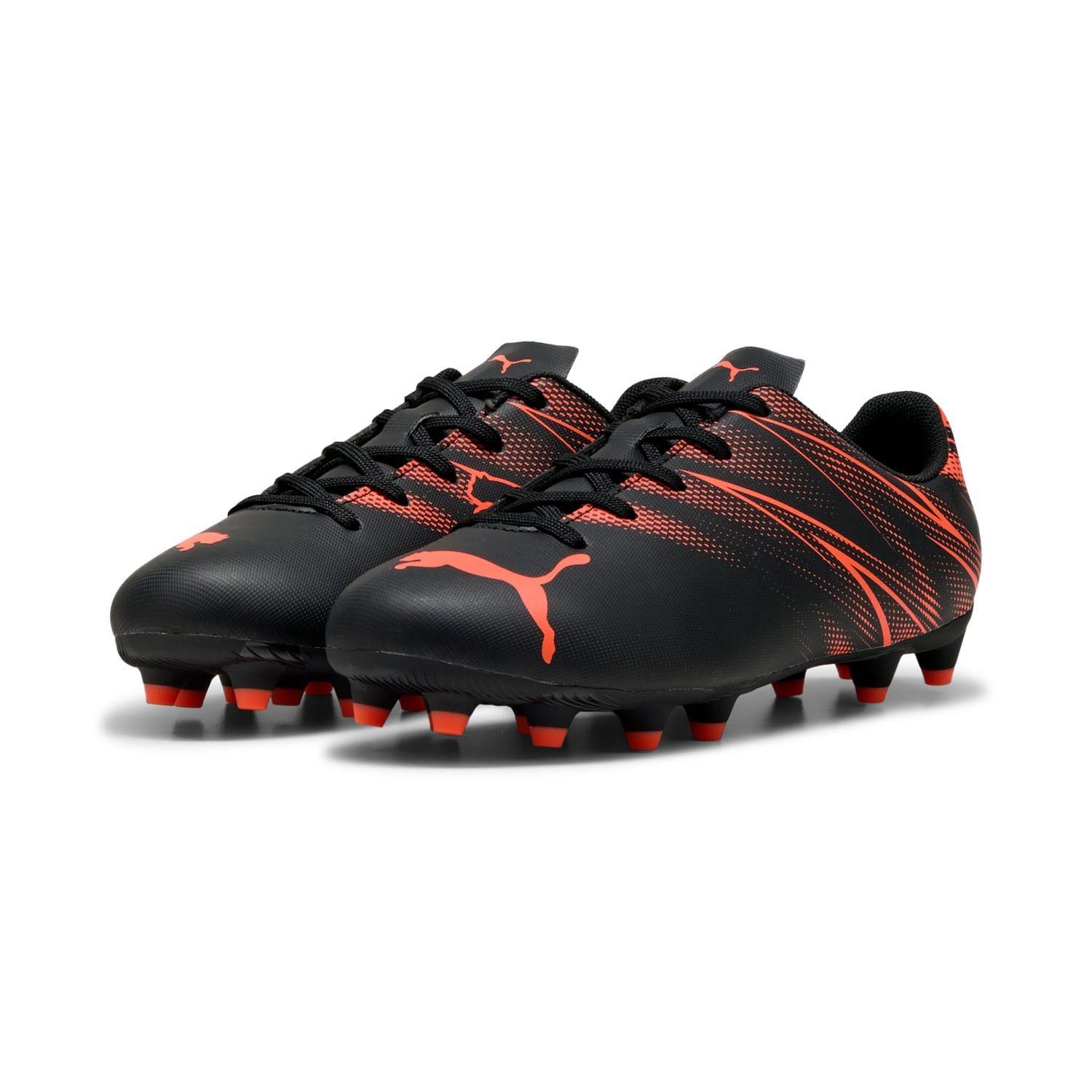 Black - Puma - Puma Attacanto Childrens Firm Ground Football Boots - 4