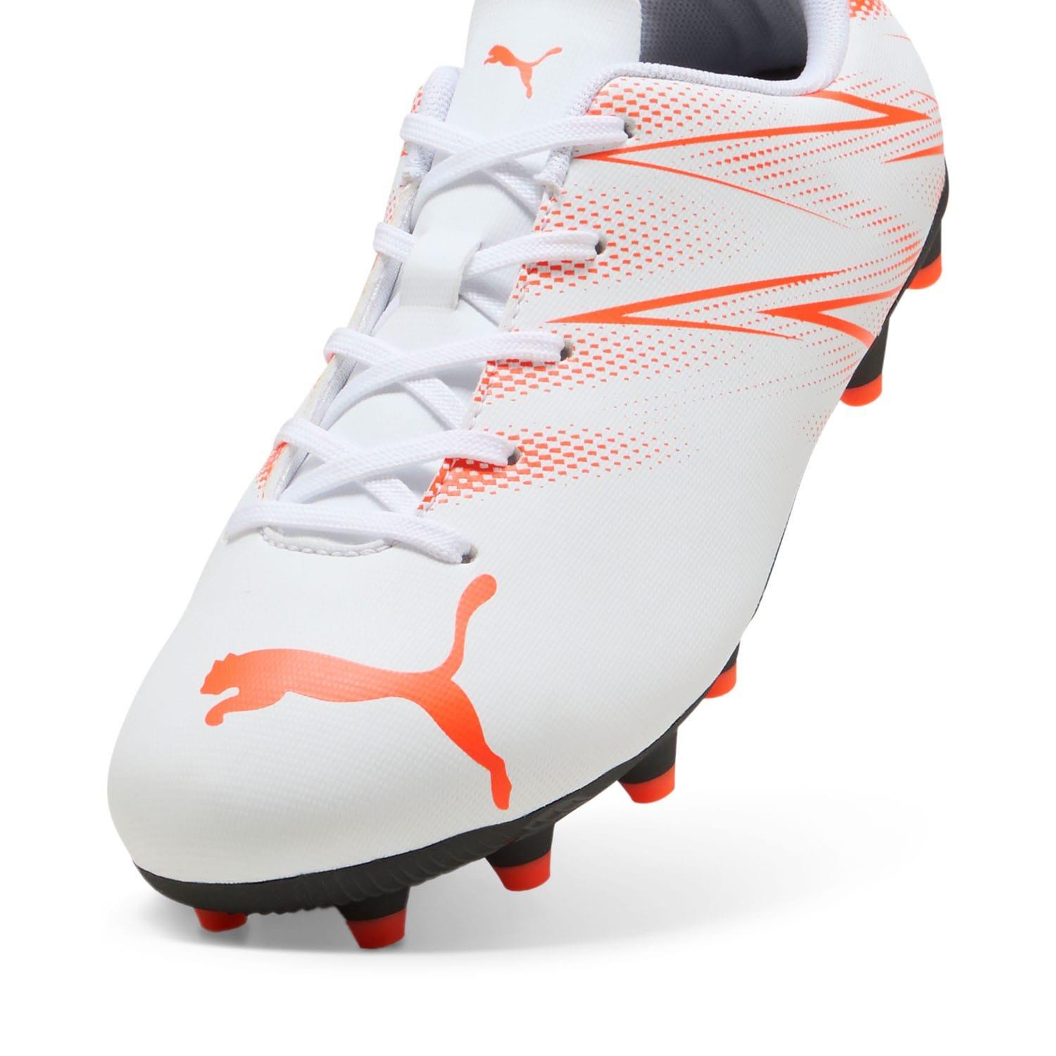 White - Puma - Puma Attacanto Childrens Firm Ground Football Boots - 6