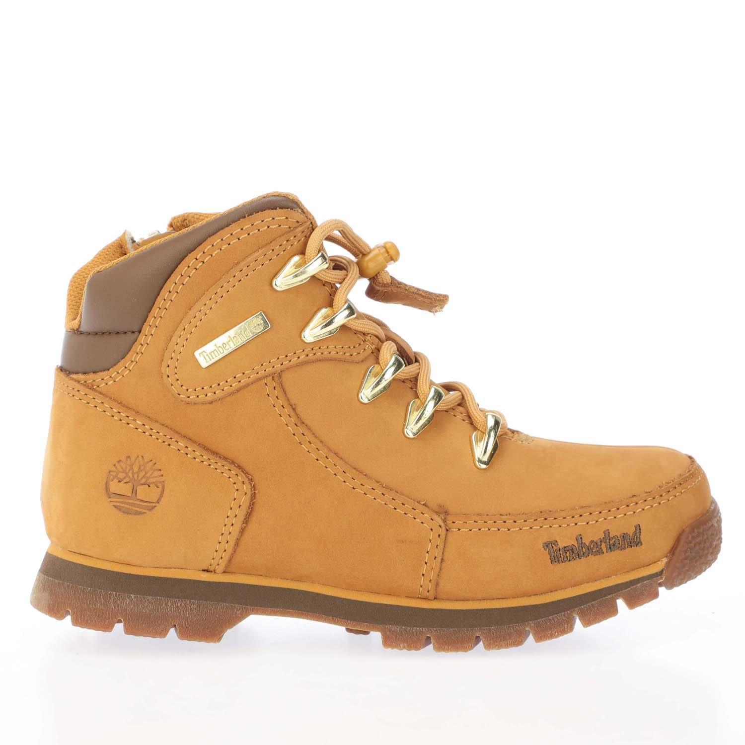 Timberland Boys Euro Rock Mid Bungee Boot - Wheat - UK 1.5
