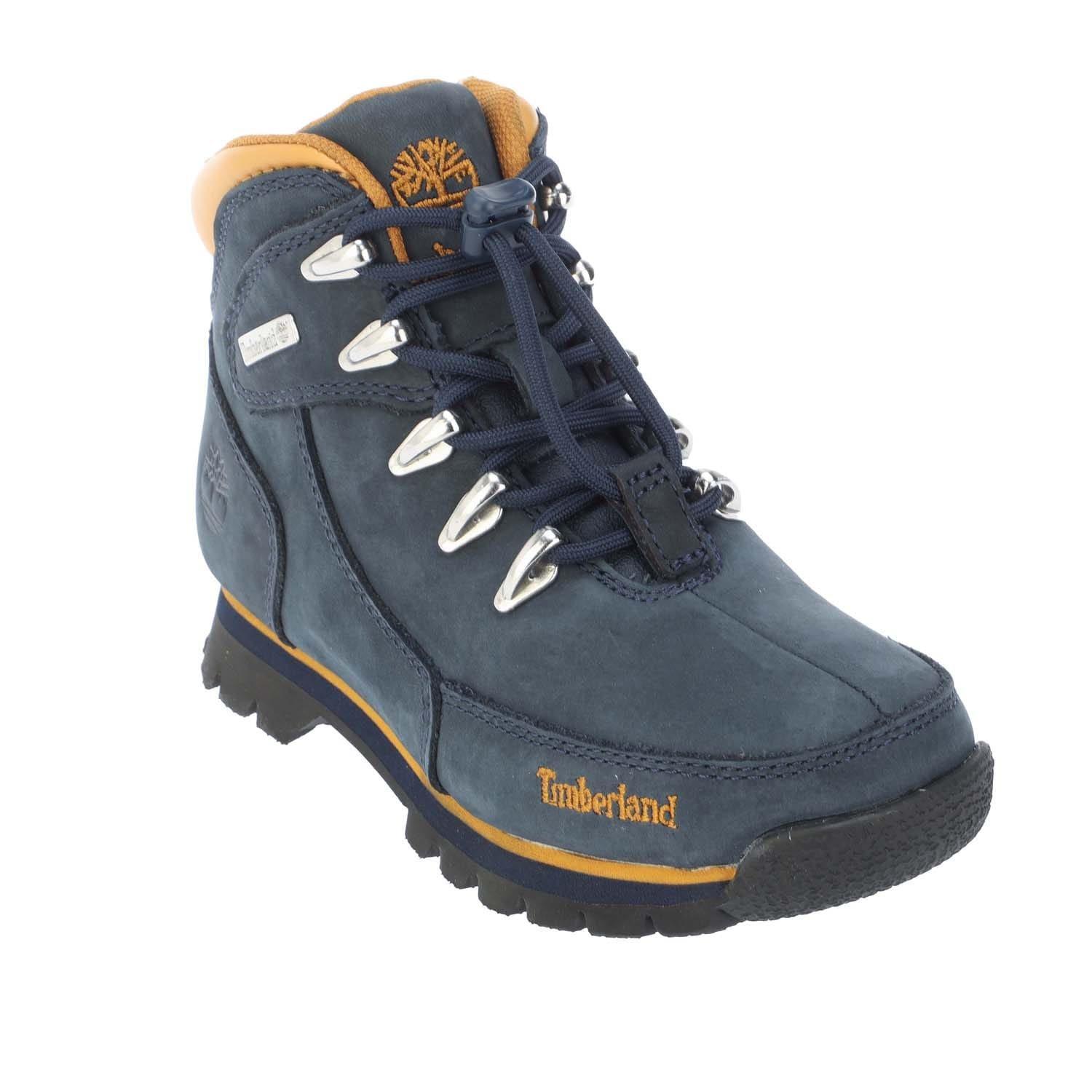 Navy - Timberland - Euro Rock Mid Bungee Boot - 2