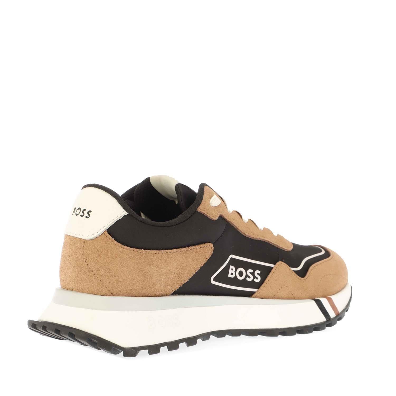 Brown - Boss - Jonah Run Trainers - 3