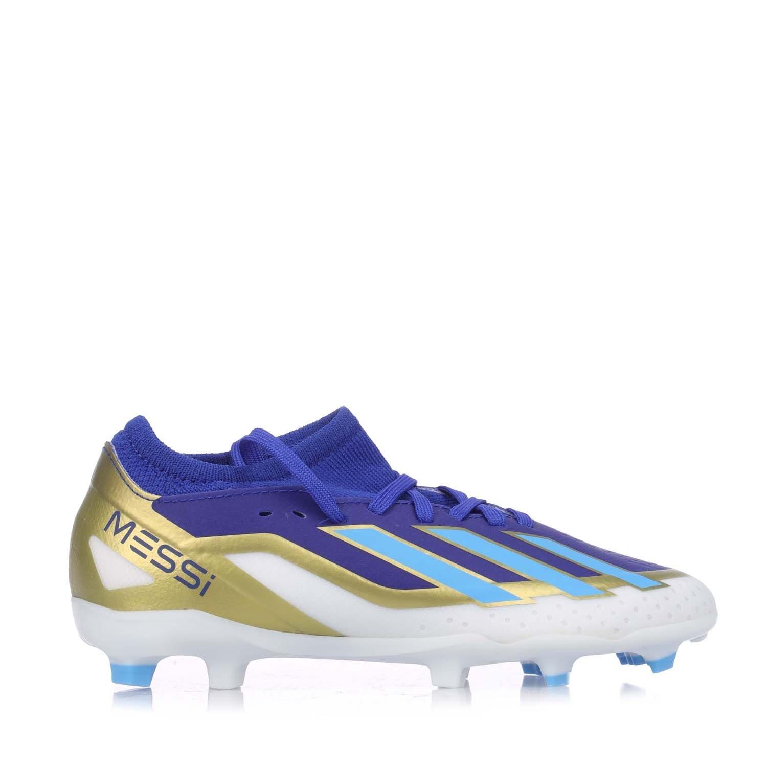 Blue - adidas - X Crazyfast Messi League FG Football Boots - 1