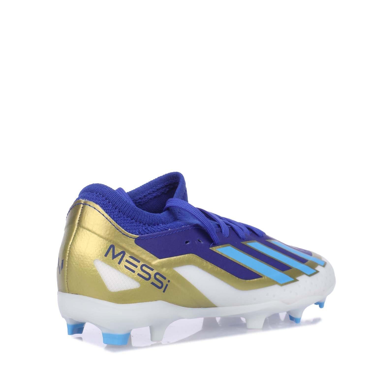 Blue - adidas - X Crazyfast Messi League FG Football Boots - 3