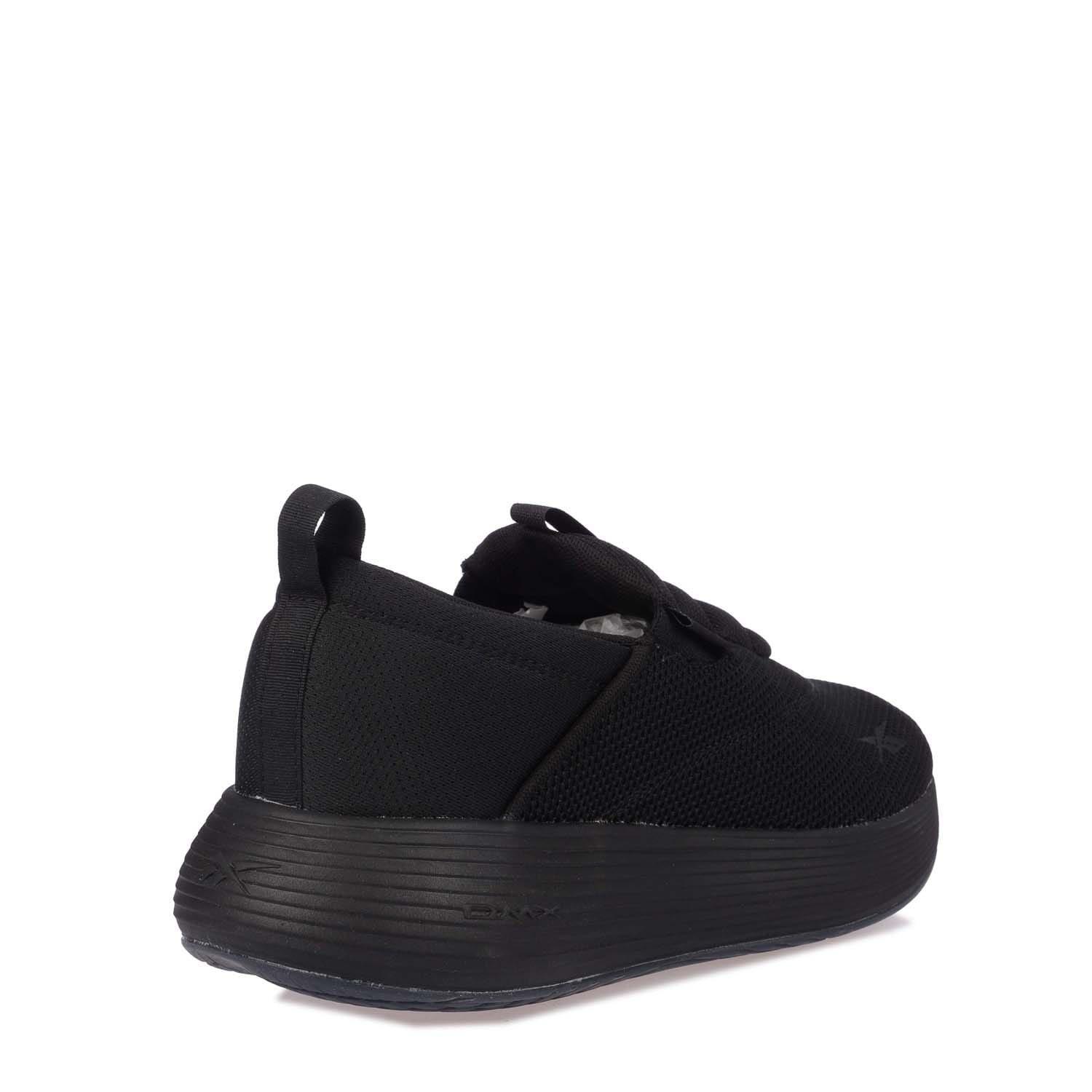 Black Grey - Reebok - DMX Comfort Slip-On Trainers - 3