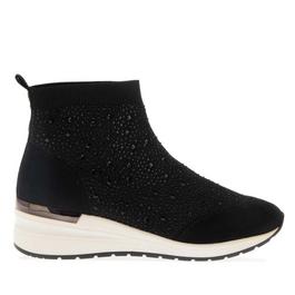 Dune London Eris Diamante Sock Trainers