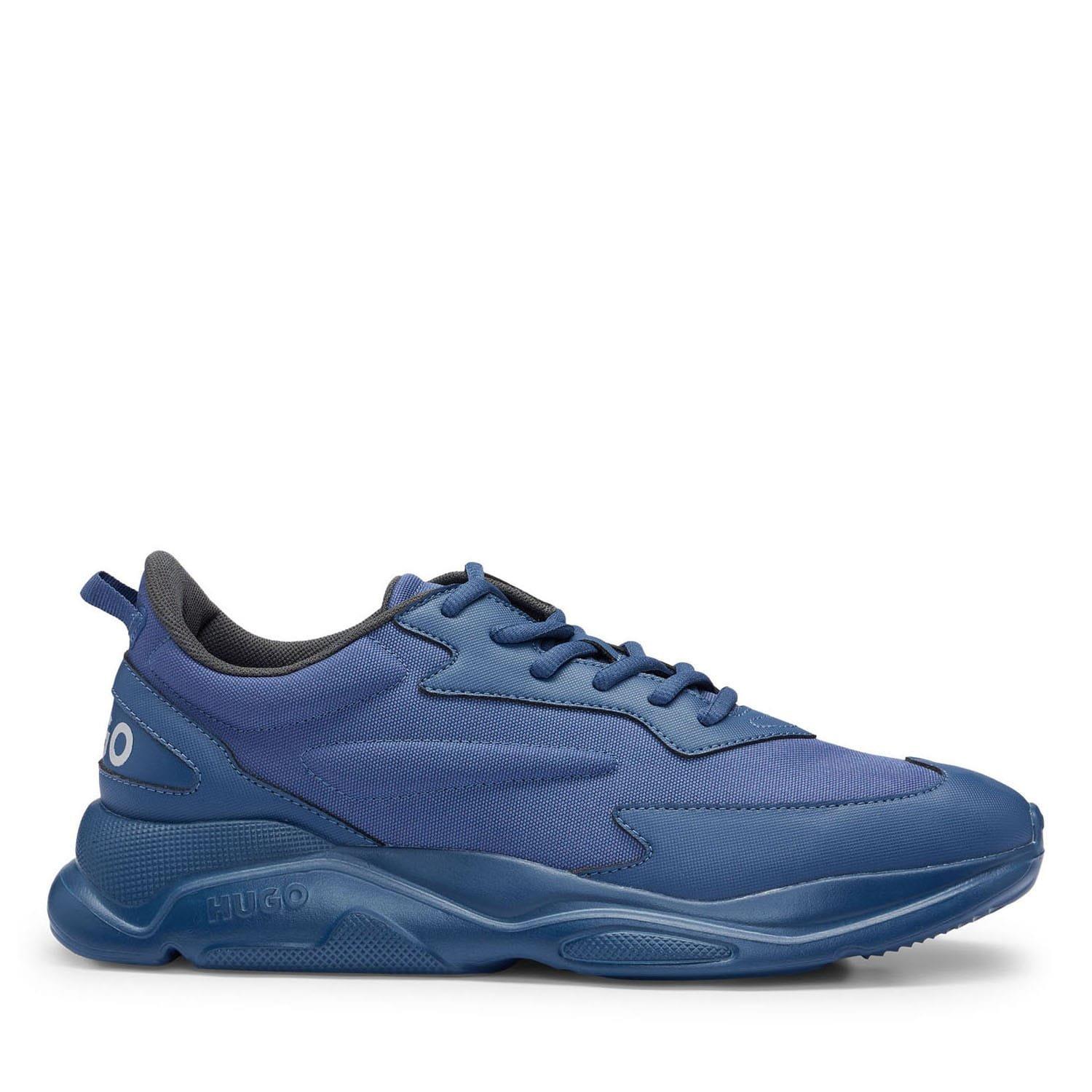 Navy - Hugo - Leon Runner Trainers - 1