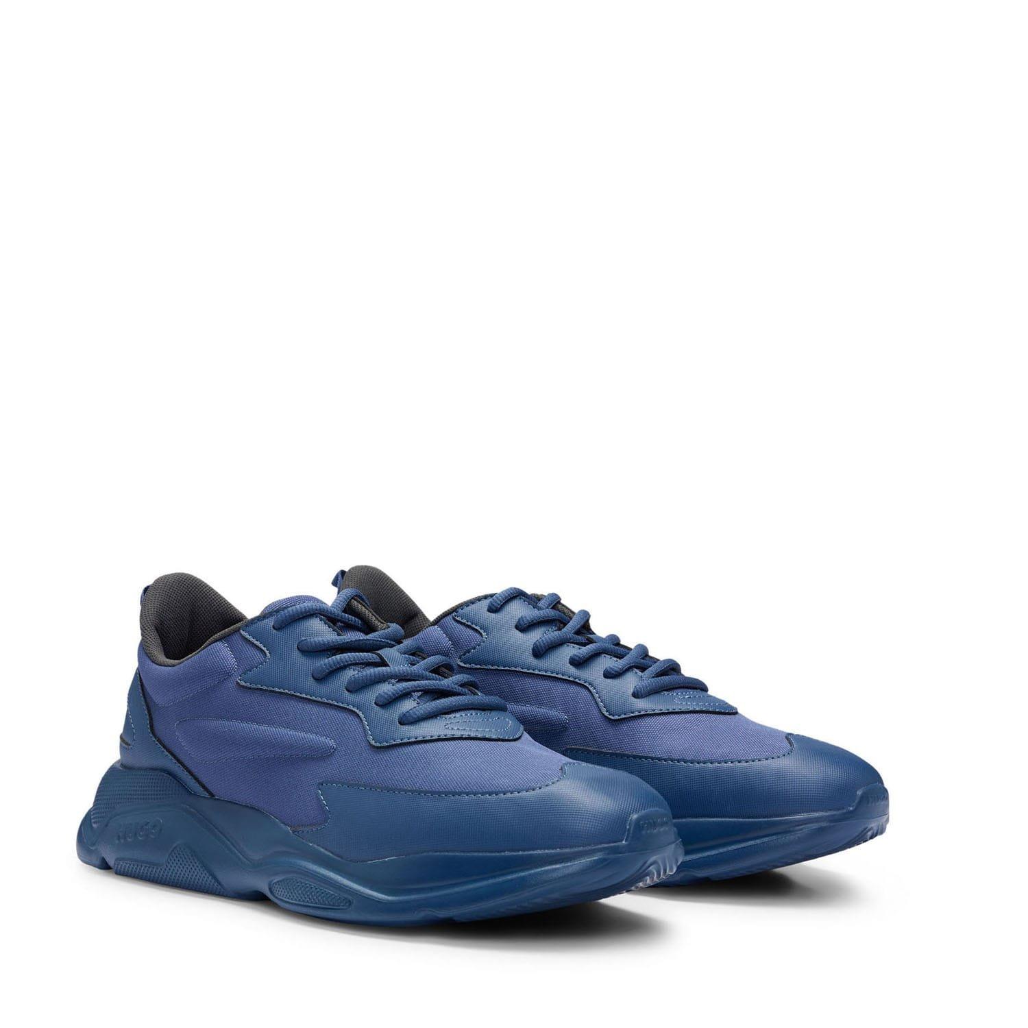 Navy - Hugo - Leon Runner Trainers - 3