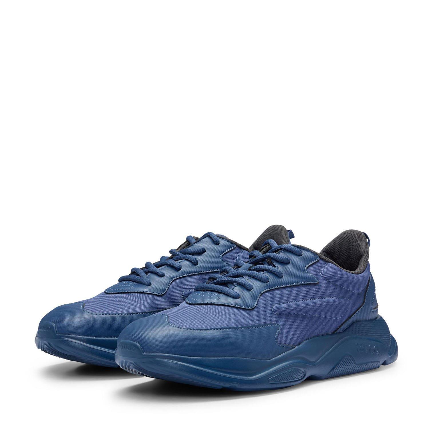 Navy - Hugo - Leon Runner Trainers - 4
