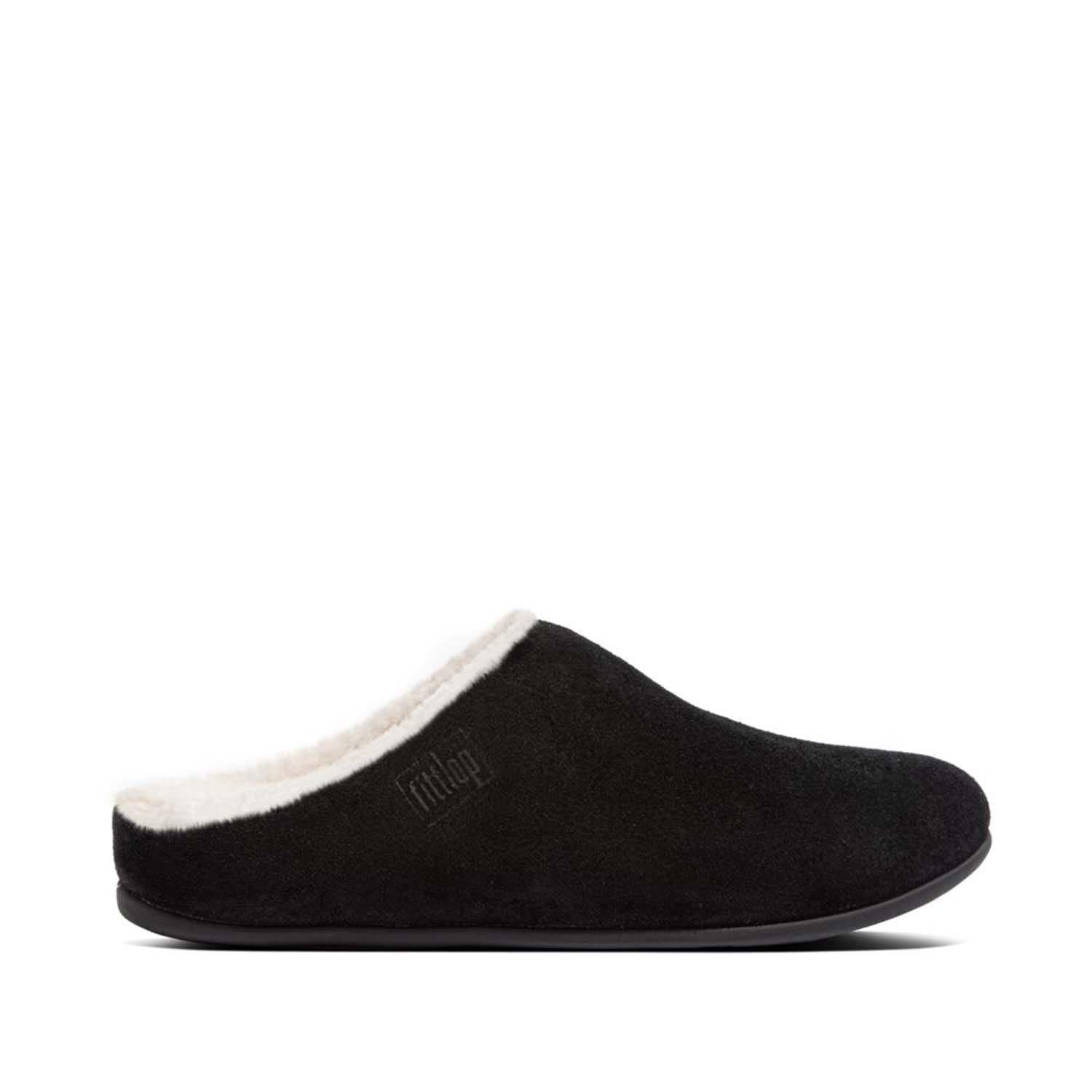 Black - FitFlop - Chrissie Shearling Slippers - 1