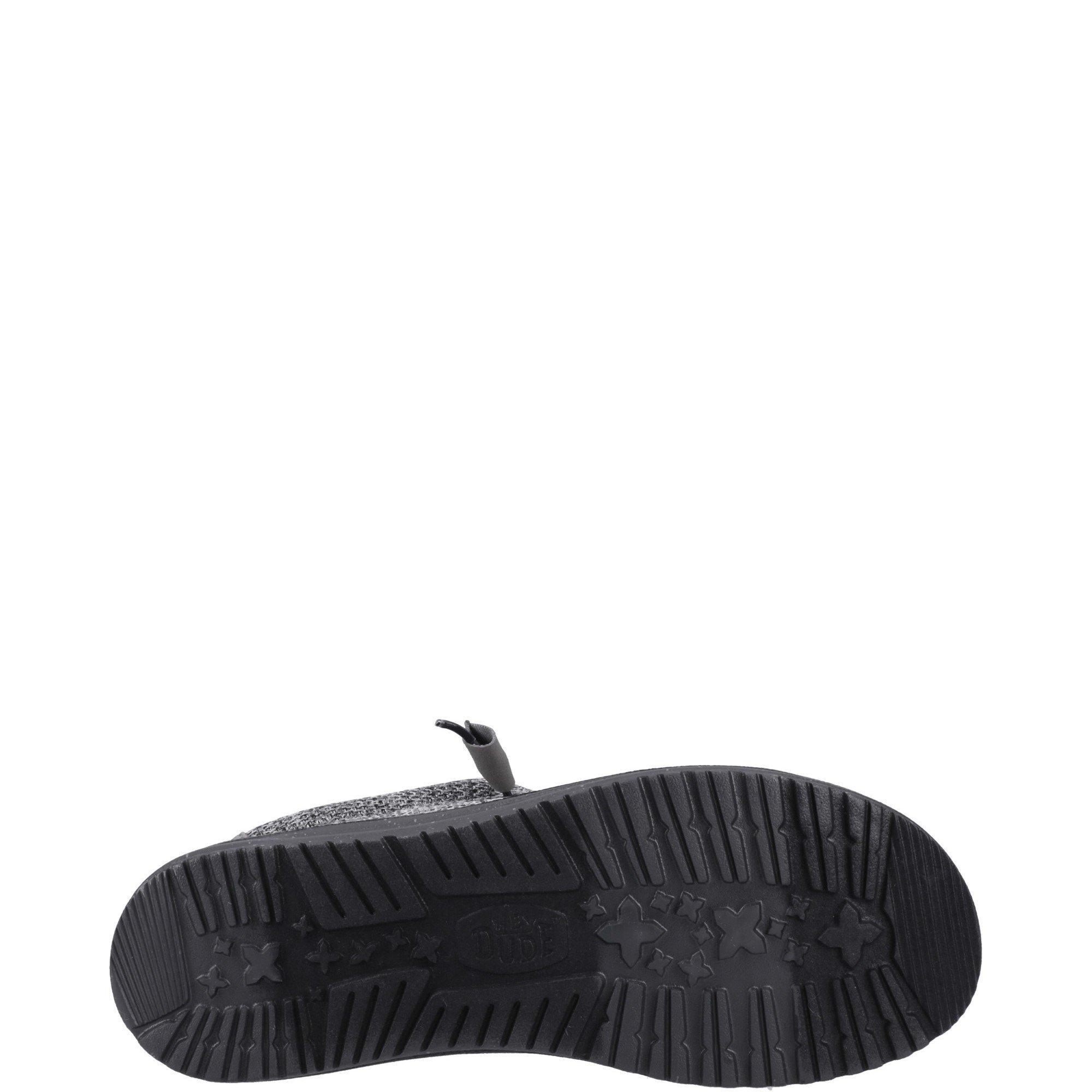 Grey - HEYDUDE - Wally Stretch Mesh Shoes - 4