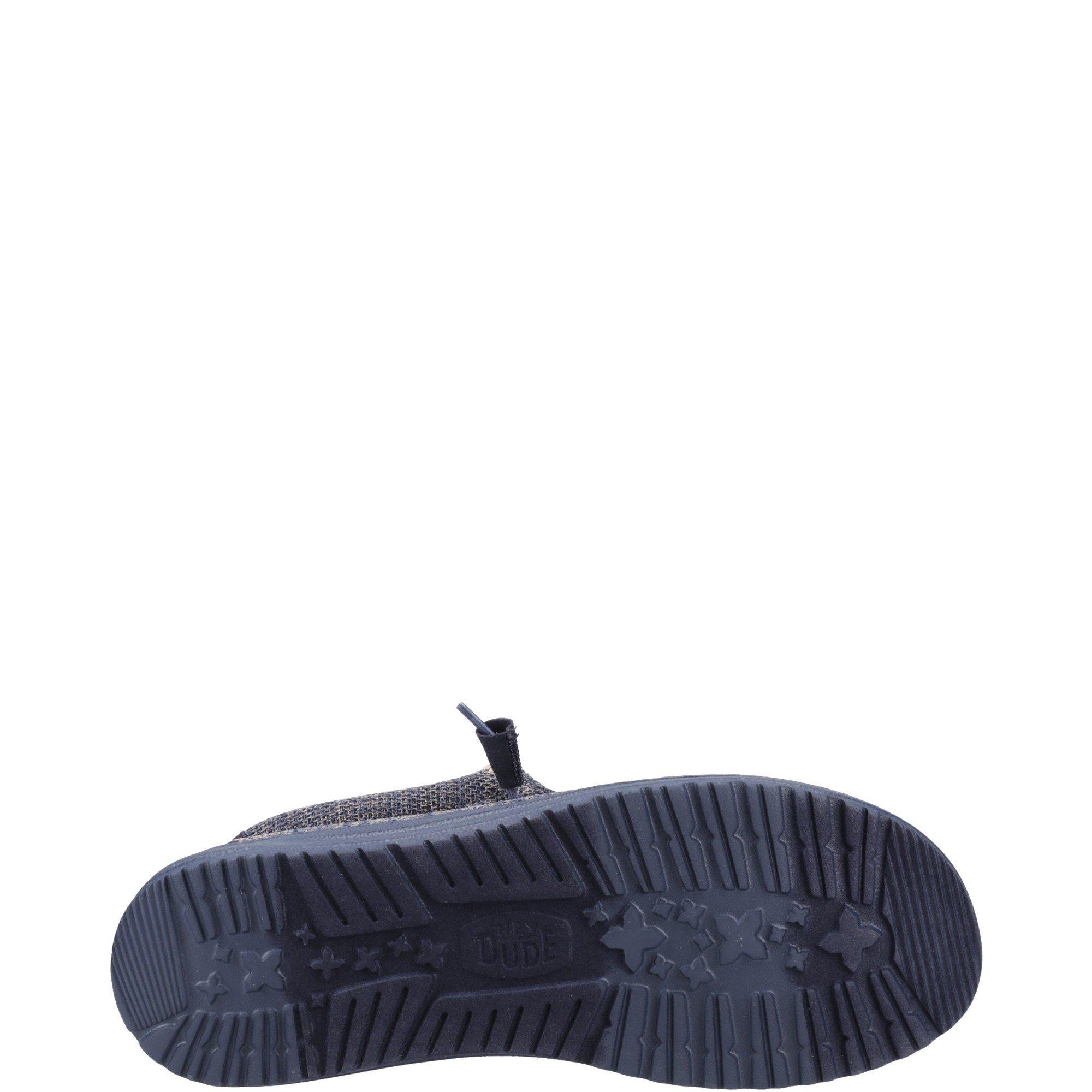 Navy - HEYDUDE - Wally Stretch Mesh Shoes - 4