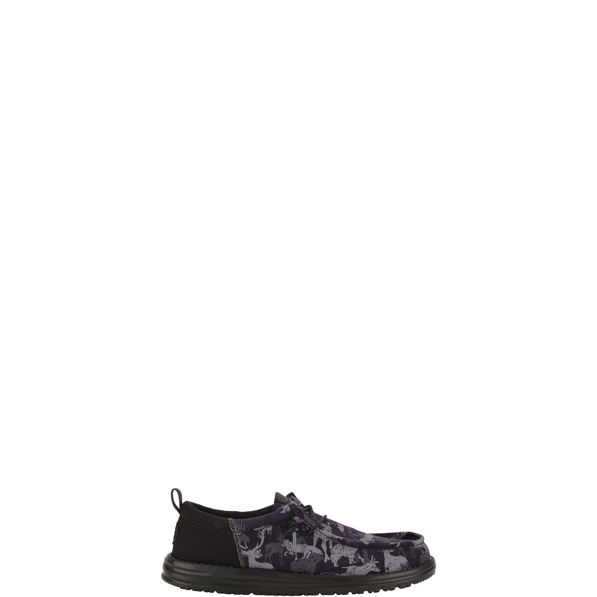 Black - HEYDUDE - Wally Funk Hunt Camo Shoes - 1