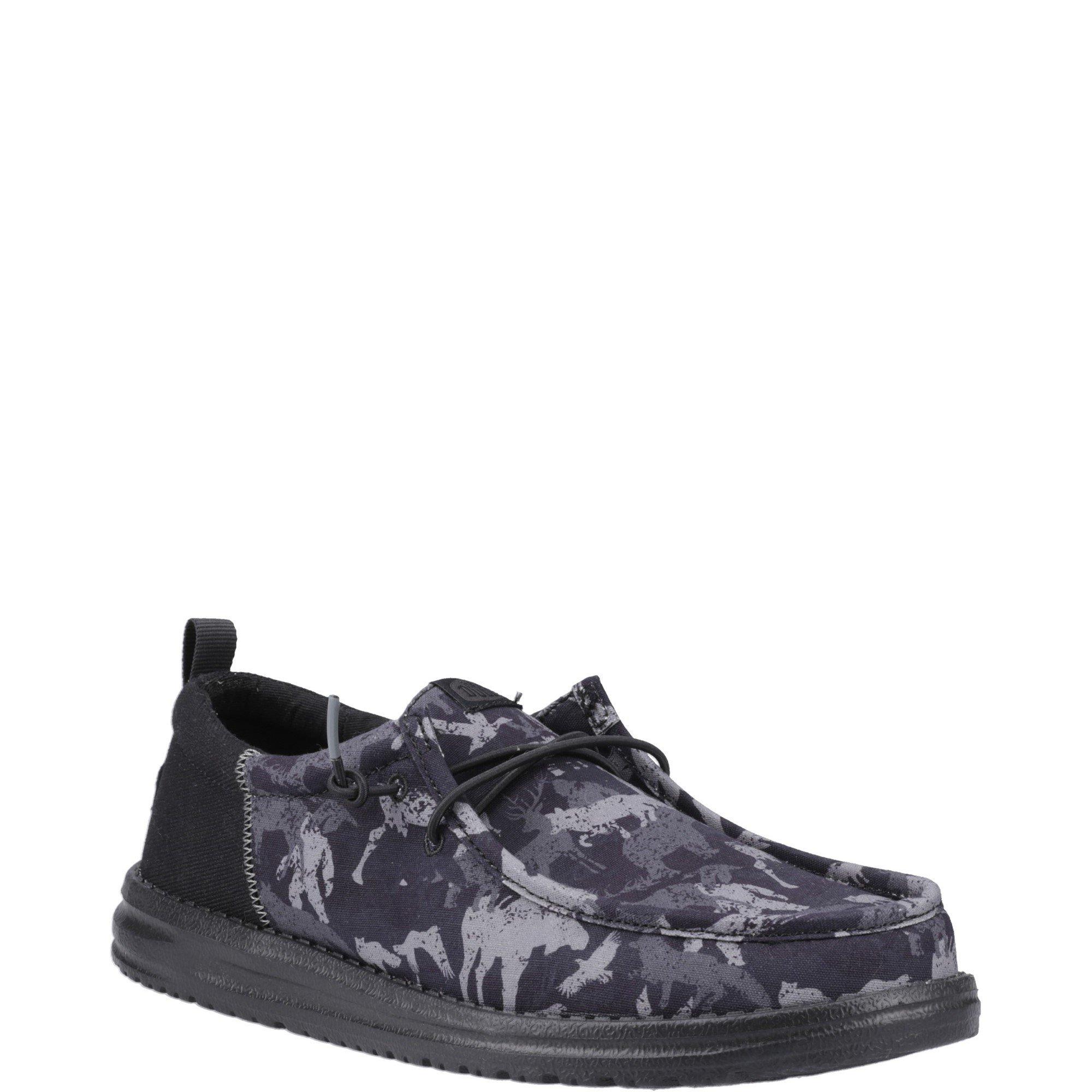 Black - HEYDUDE - Wally Funk Hunt Camo Shoes - 2