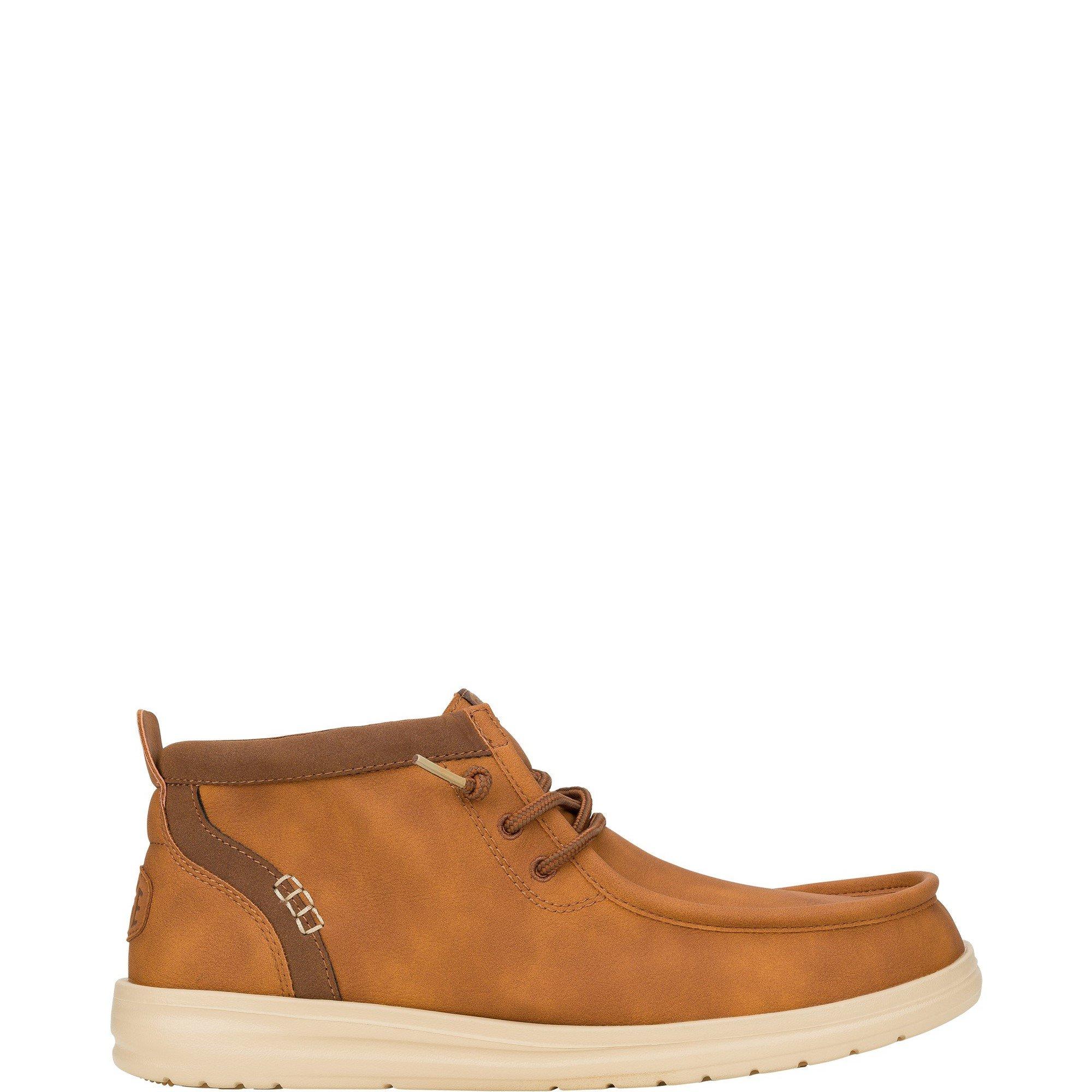 Tan - HEYDUDE - Wally Mid GripR Classic Boots - 1