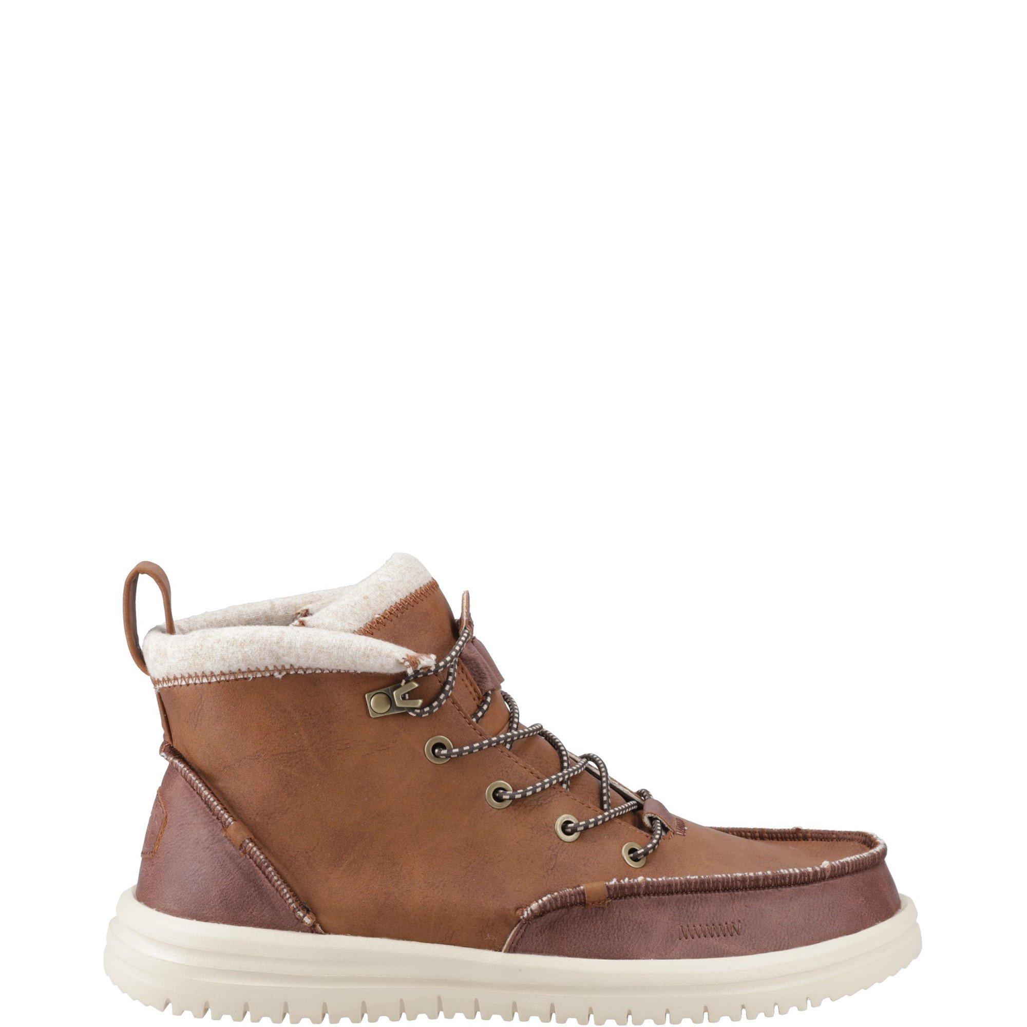 Dark Brown - HEYDUDE - Bradley Tumbled Classic Boots - 1