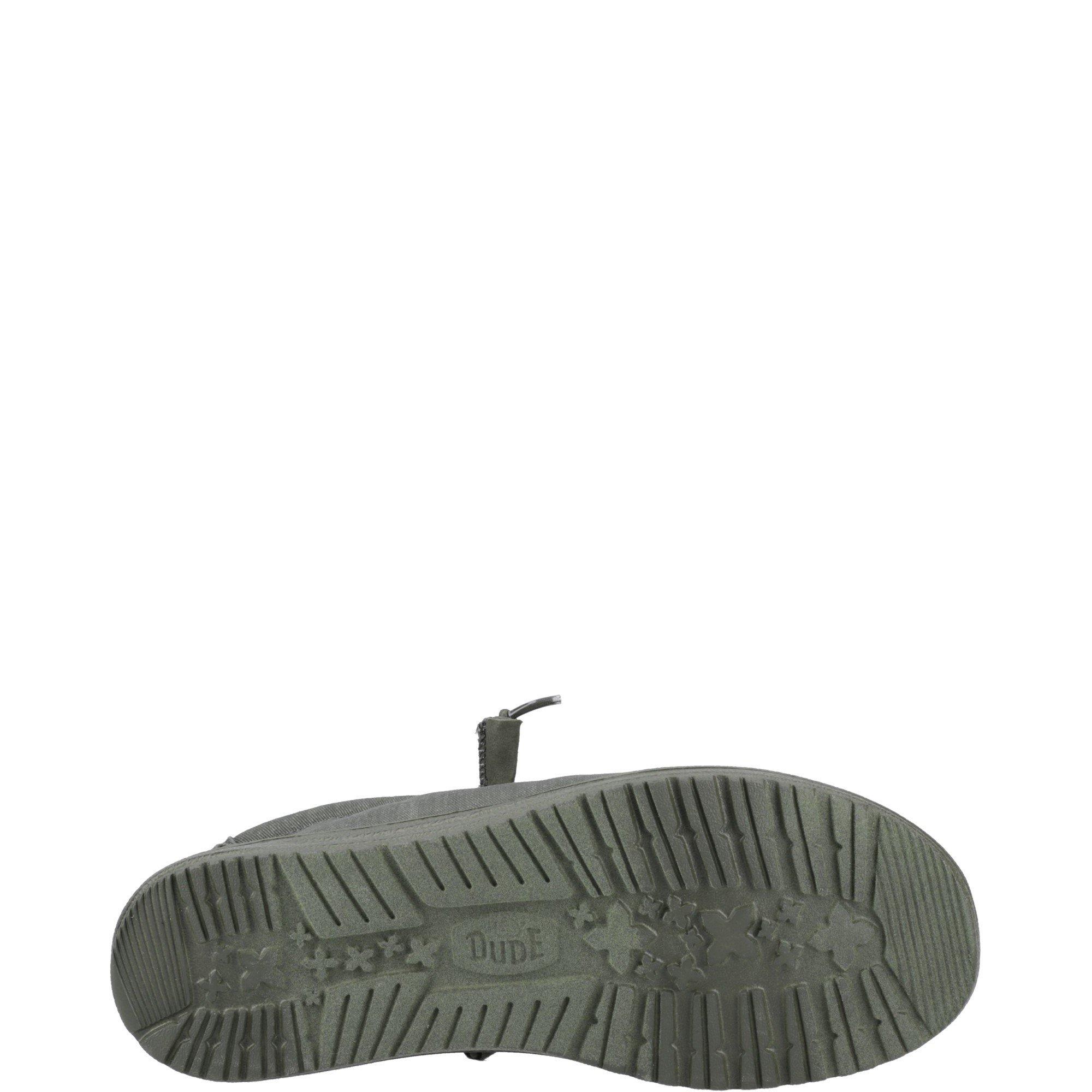 Green - HEYDUDE - Wally Stretch Canvas Shoes - 4