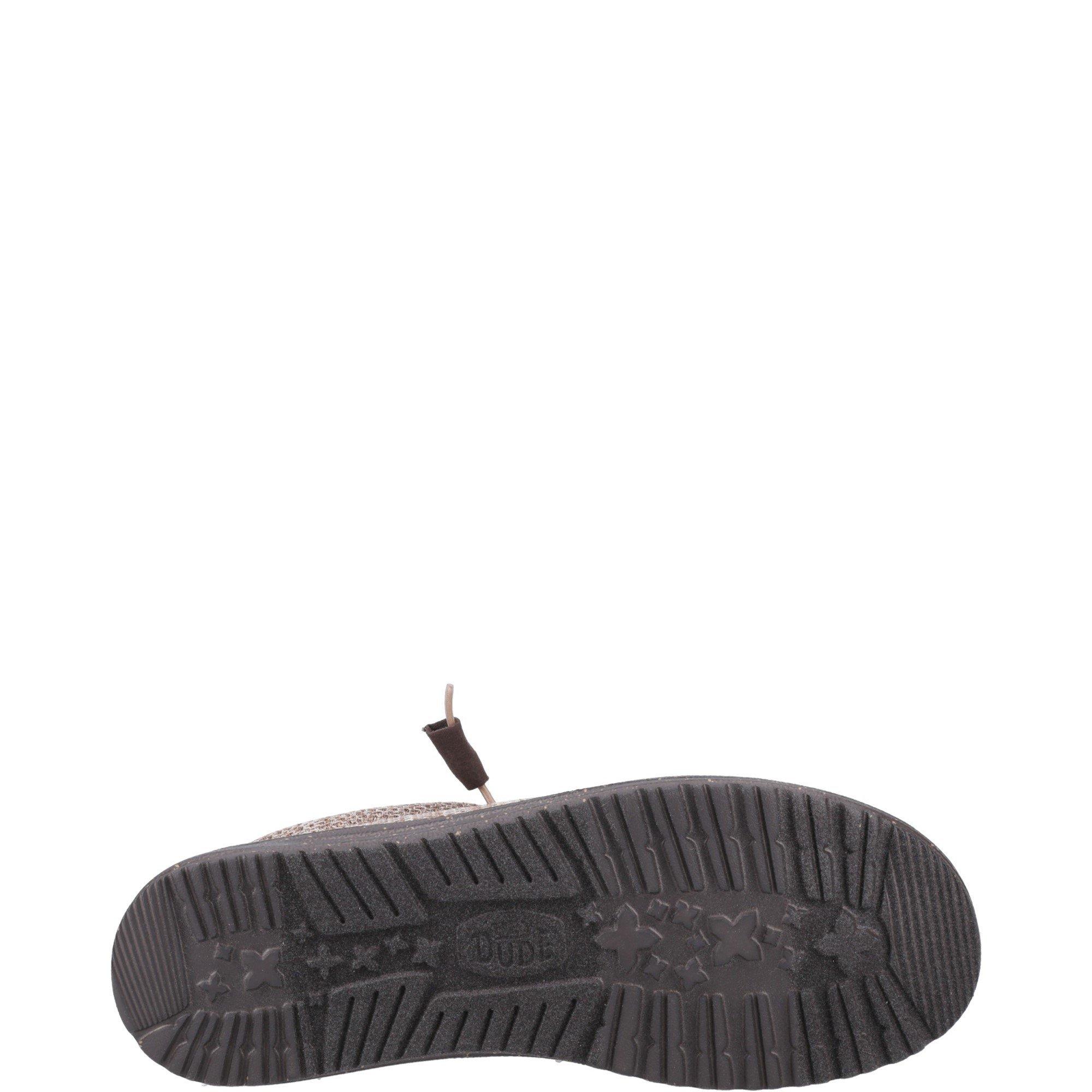 Taupe - HEYDUDE - Wally Stretch Mesh Shoes - 4