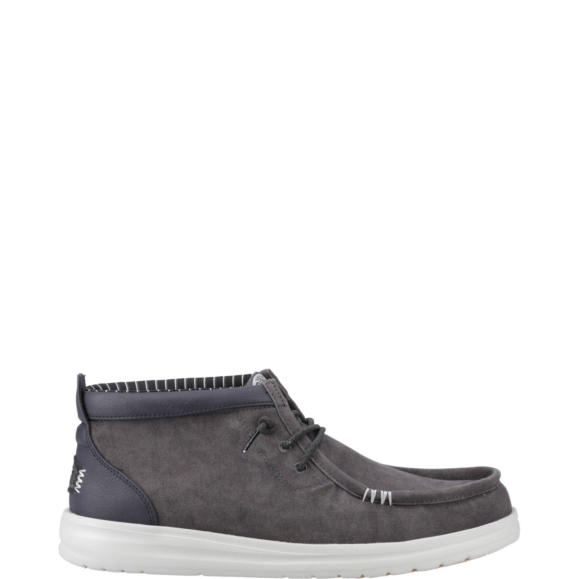 Black - HEYDUDE - Wally Mid GripR Boots - 1