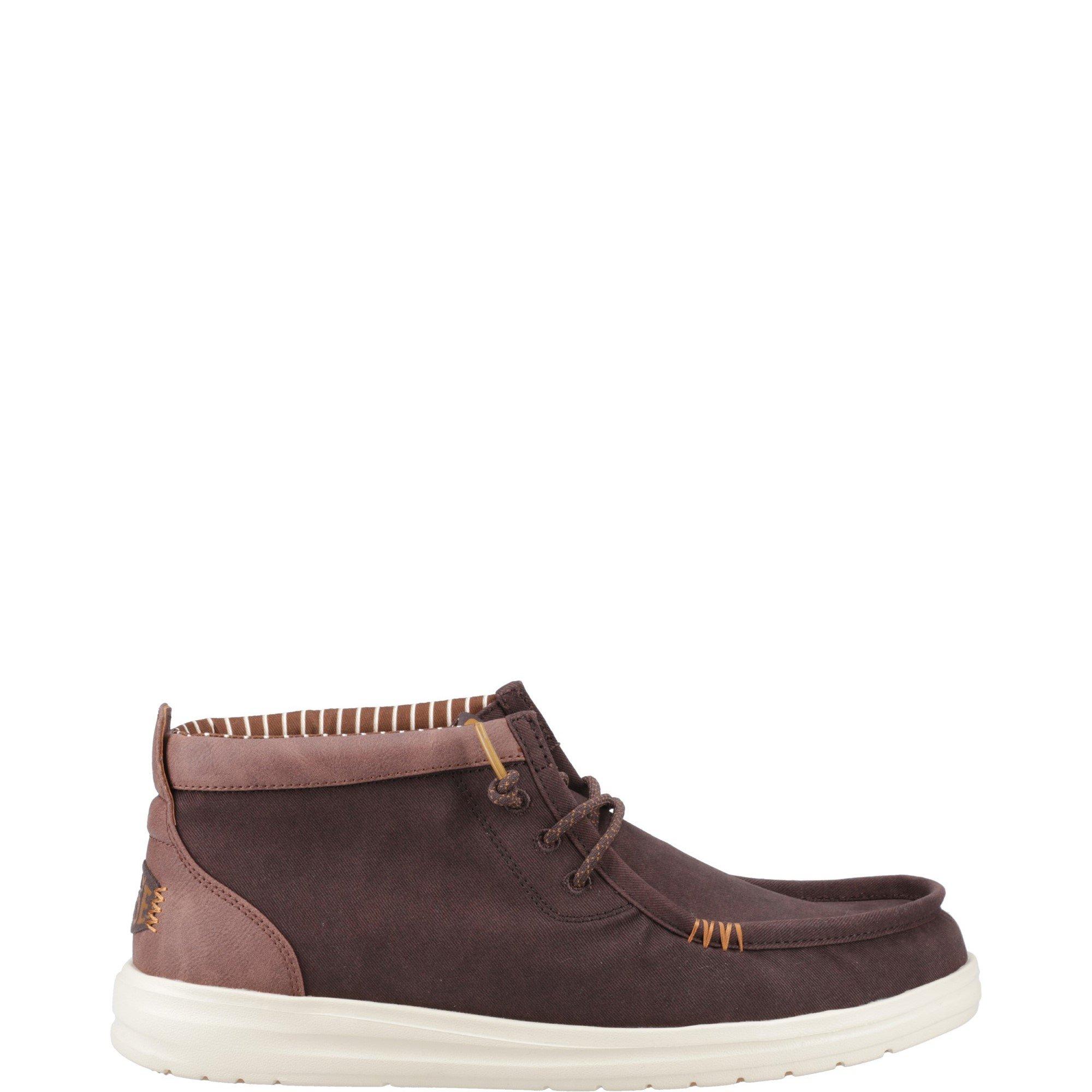 Brown - HEYDUDE - Wally Mid GripR Boots - 1
