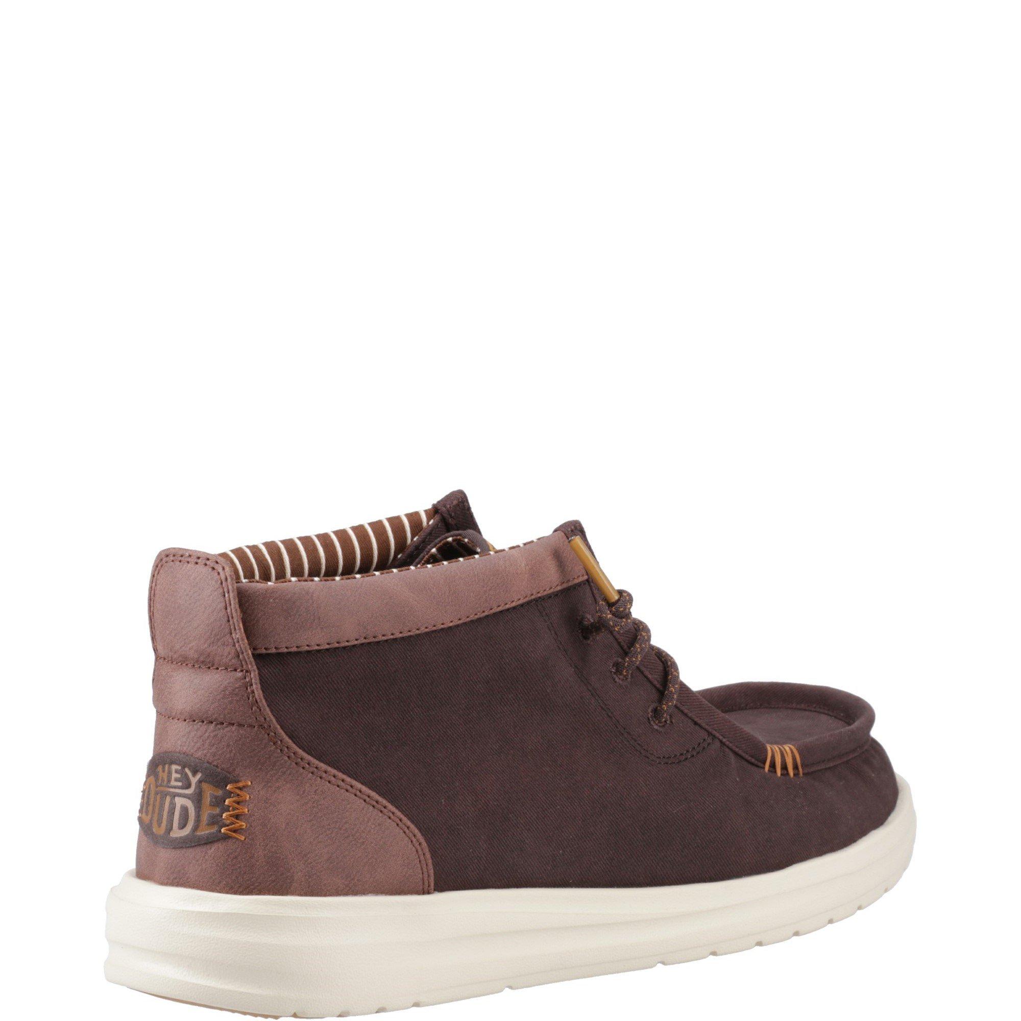 Brown - HEYDUDE - Wally Mid GripR Boots - 3