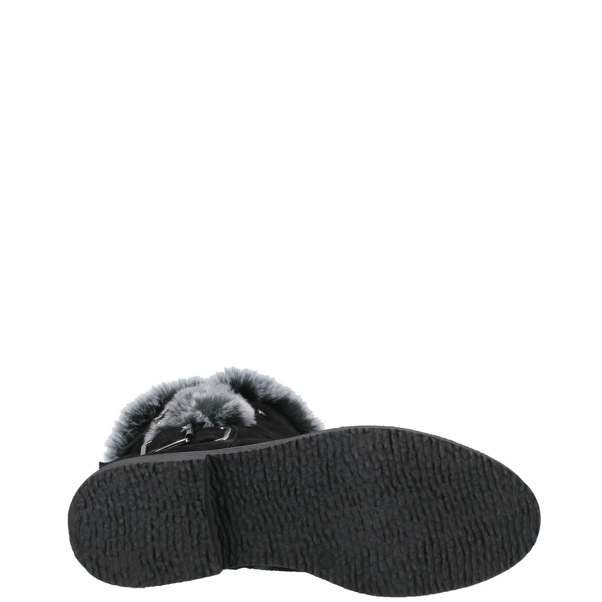 Black - Hush Puppies - Megan Wide Boot - 4