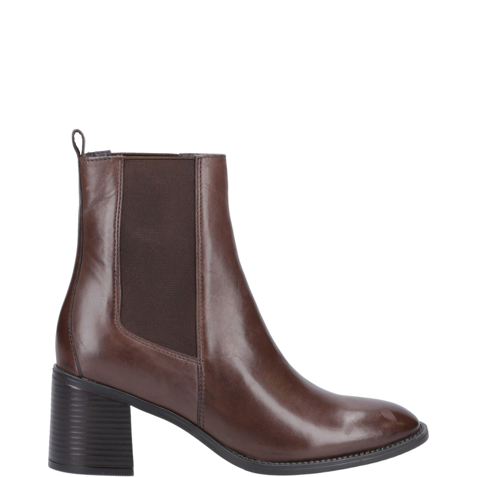 Chocolate - Hush Puppies - Caroline Ankle Boots - 1