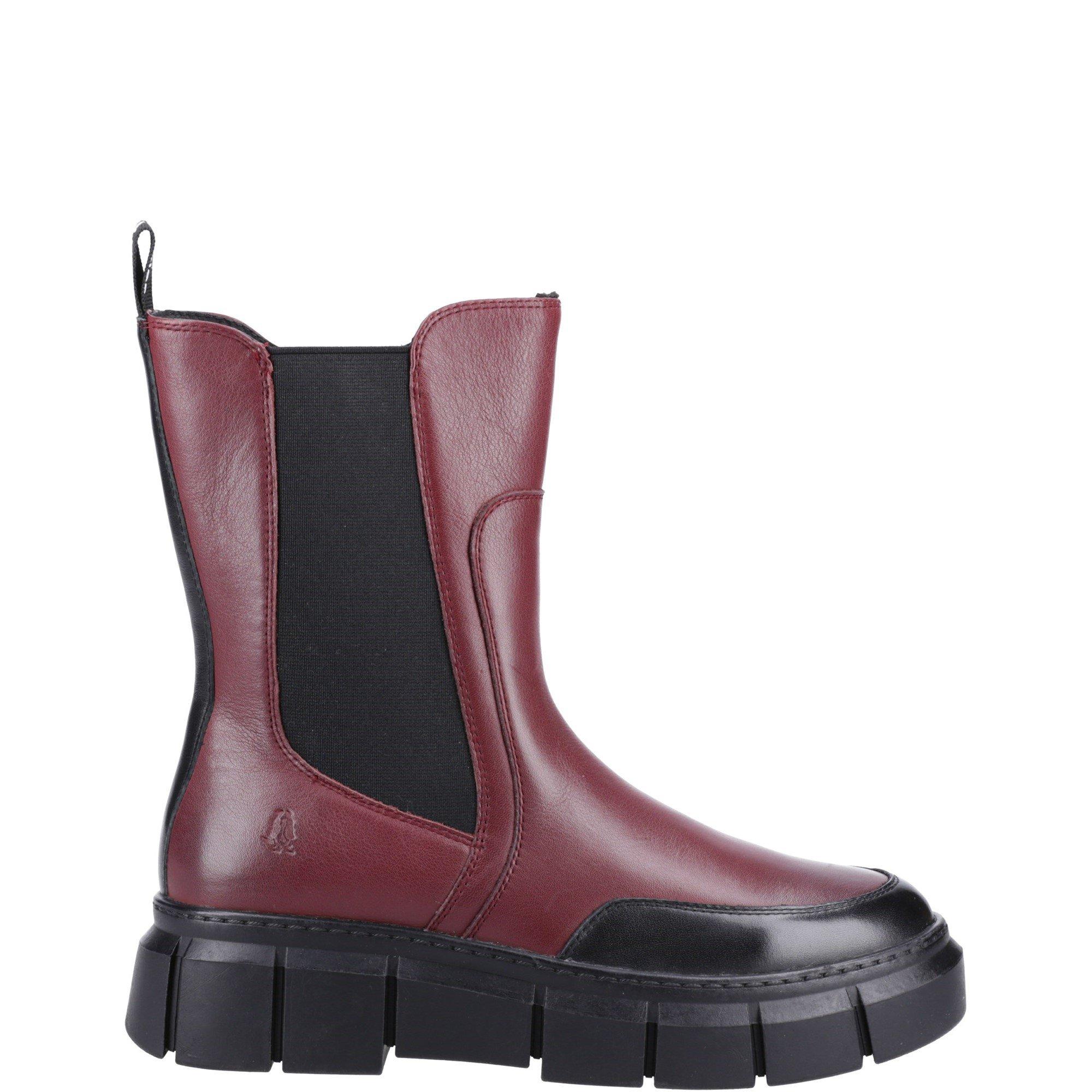 Dark Red - Hush Puppies - Fleur Ankle Boots - 1