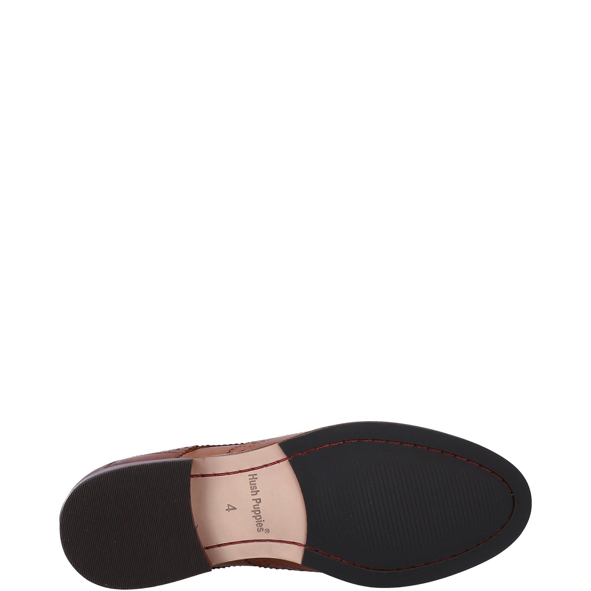 Tan - Hush Puppies - Natalia Brogue - 4