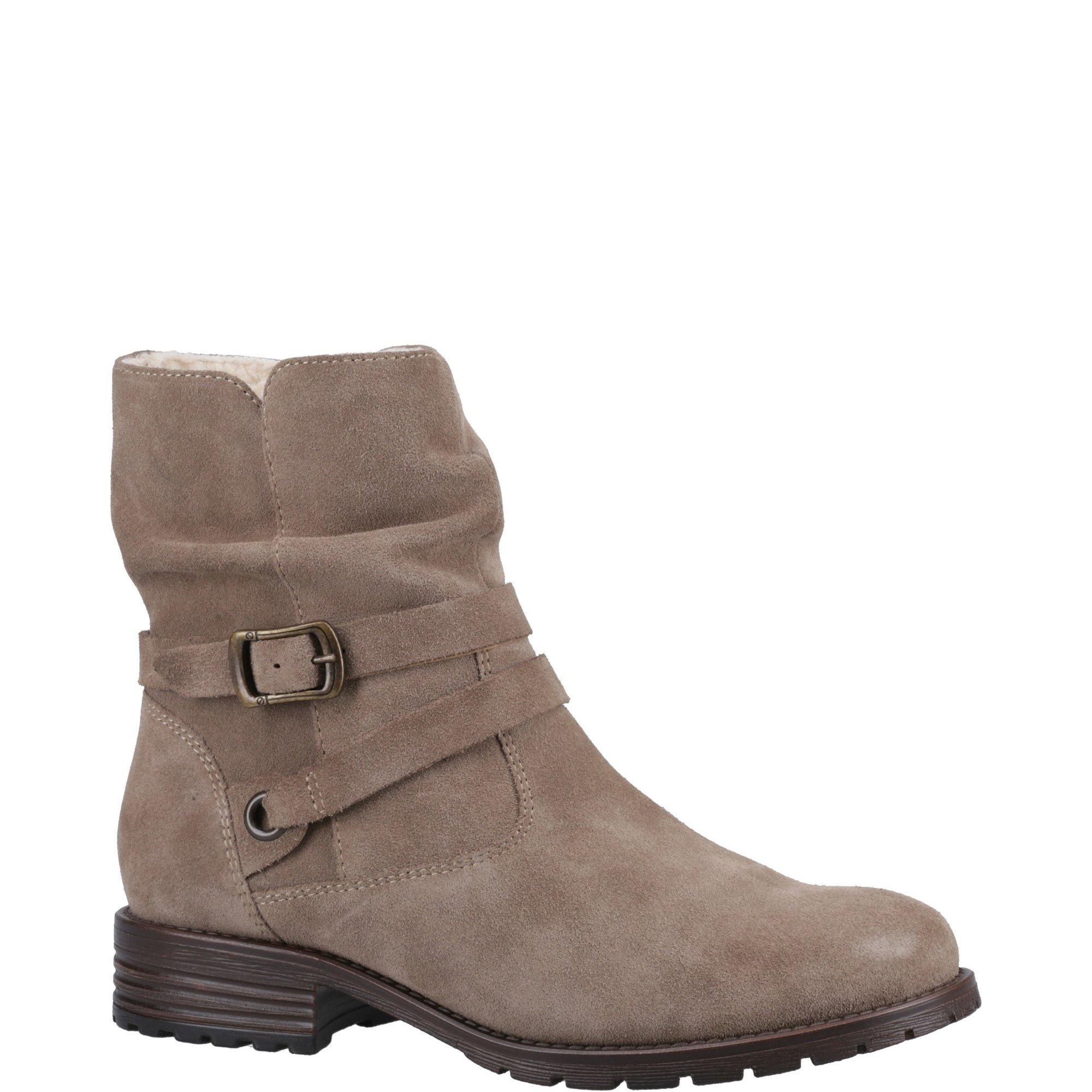 Taupe - Hush Puppies - Piper Ankle Boots - 2
