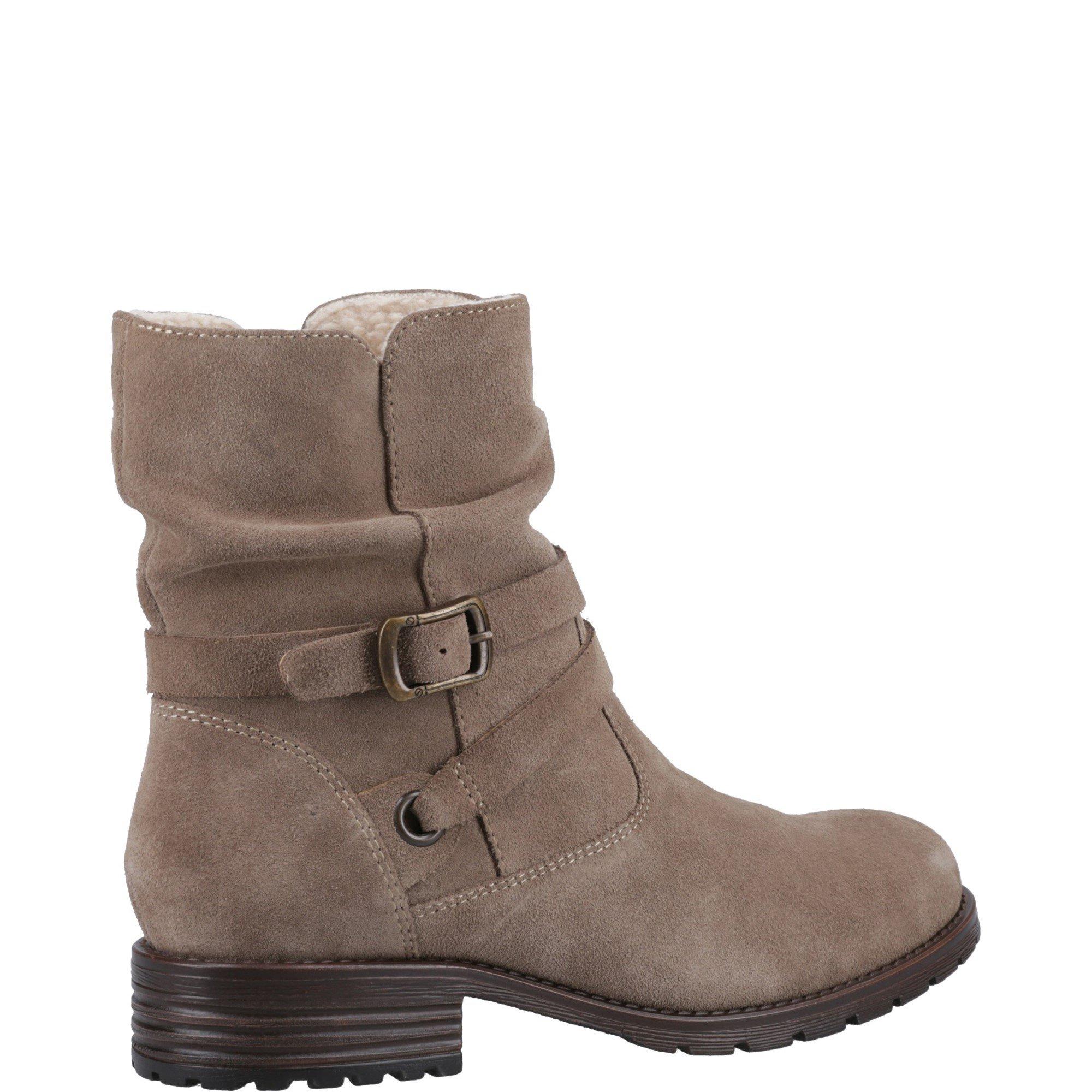 Taupe - Hush Puppies - Piper Ankle Boots - 3