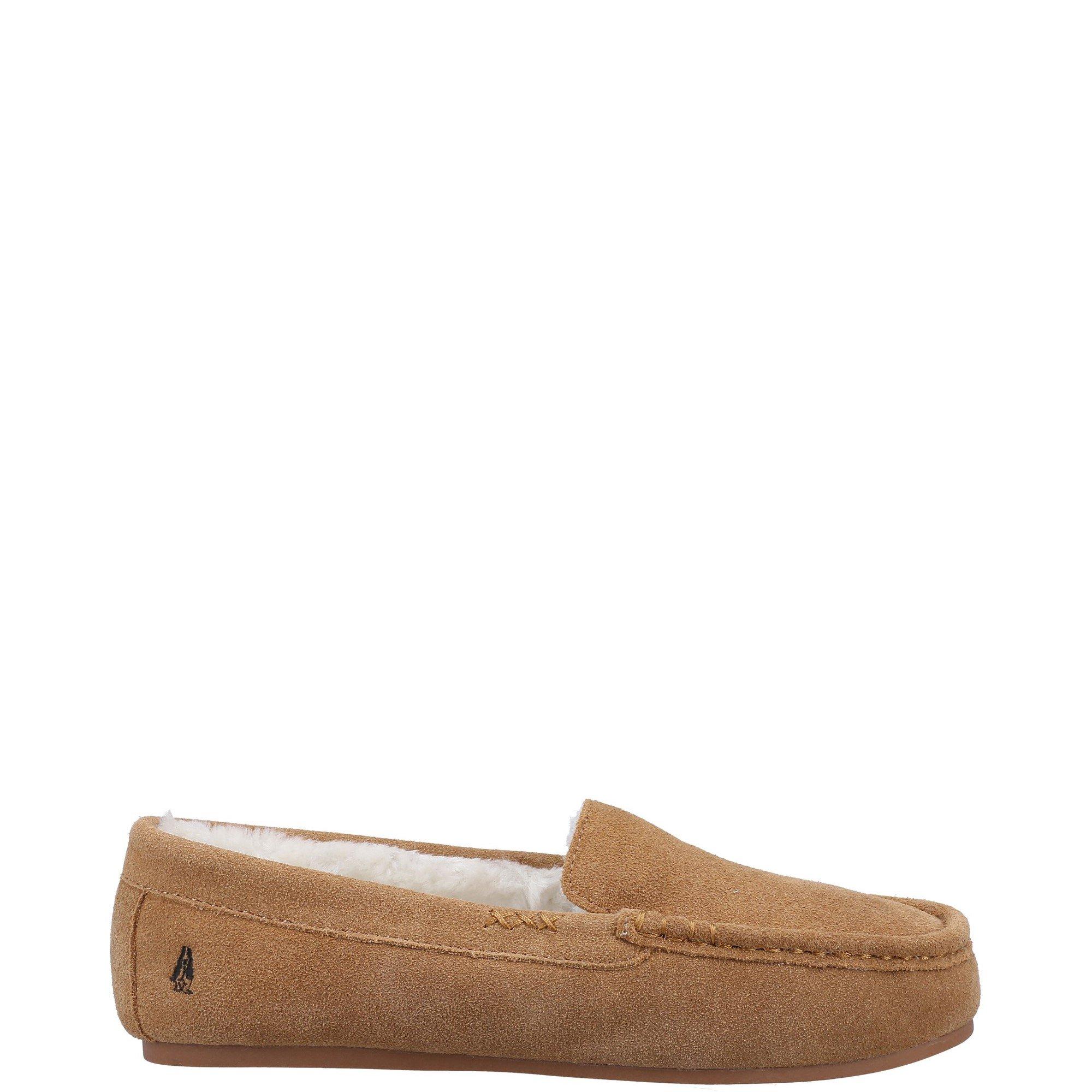 Tan - Hush Puppies - Annie Mocassin Slipper - 1